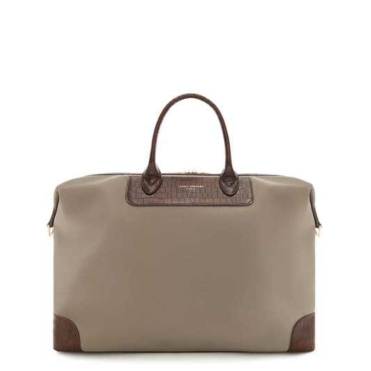 Du Louvre Celie taupe weekend bag small -  - Isabel Bernard