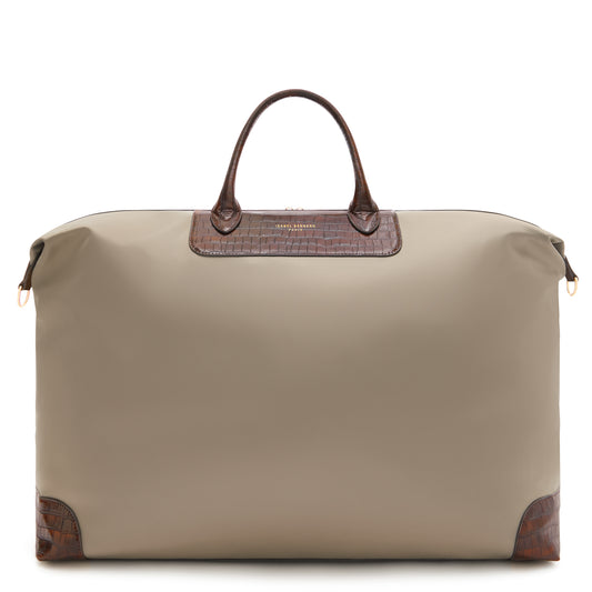 Du Louvre Colette taupe weekend bag large -  - Isabel Bernard