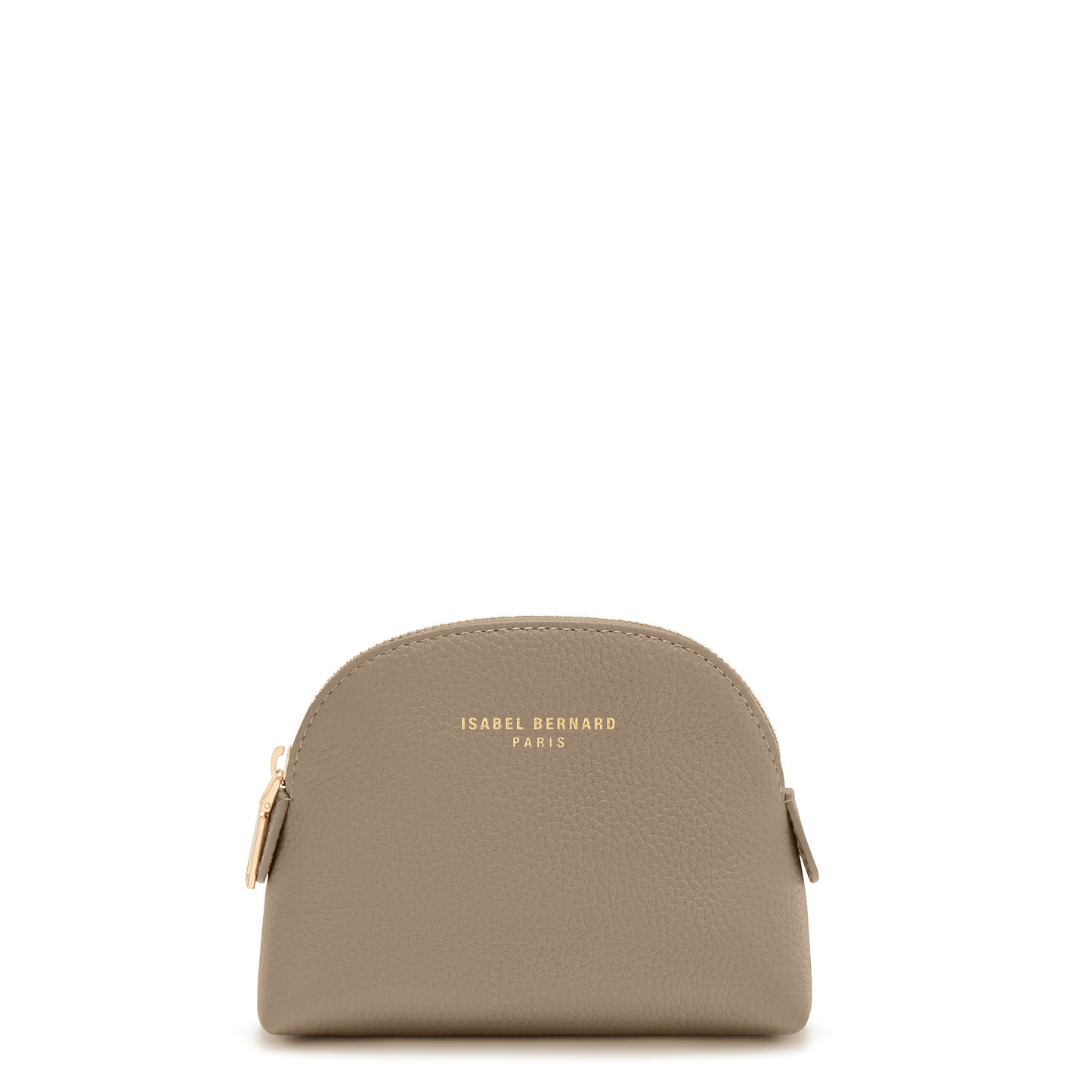 Honoré Babette taupe calfskin leather toiletry bag -  - Isabel Bernard