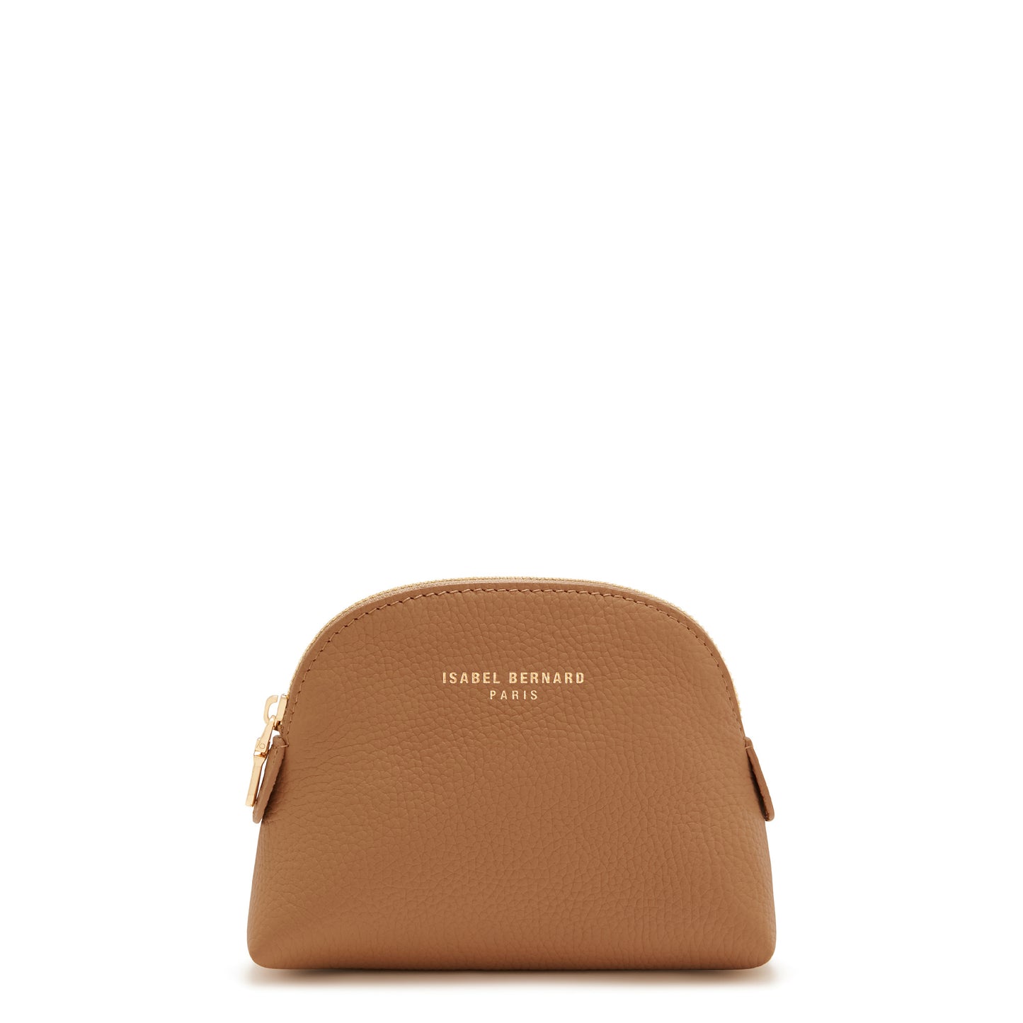 Honoré Babette camel calfskin leather toiletry bag -  - Isabel Bernard