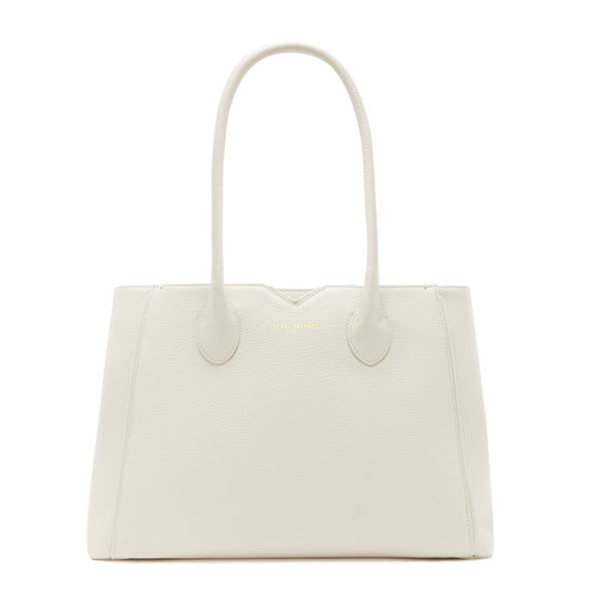 Honoré Cloe cream calfskin leather handbag -  - Isabel Bernard