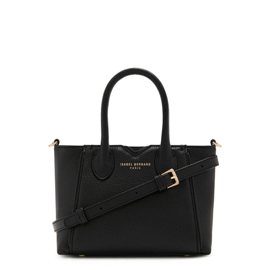 Honoré Cloe Mini black calfskin leather handbag -  - Isabel Bernard