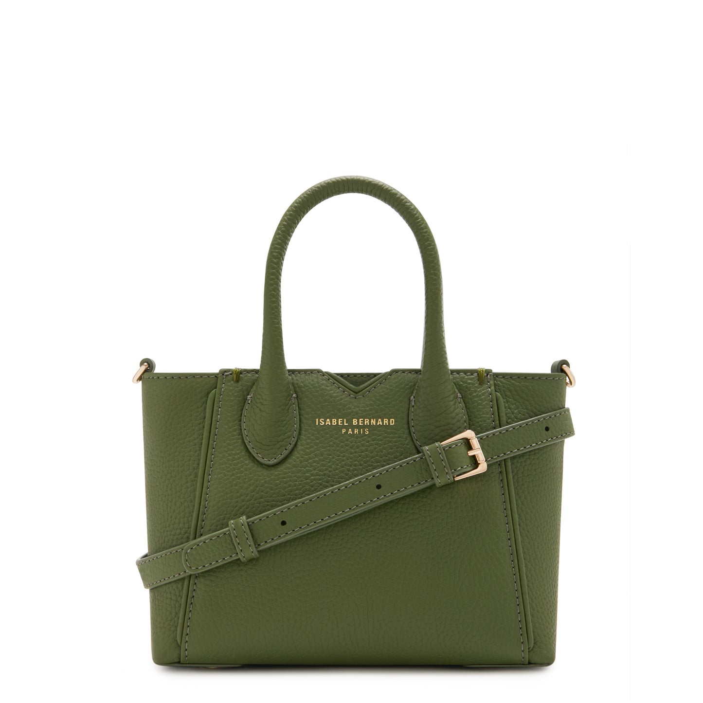 Honoré Cloe Mini green calfskin leather handbag -  - Isabel Bernard