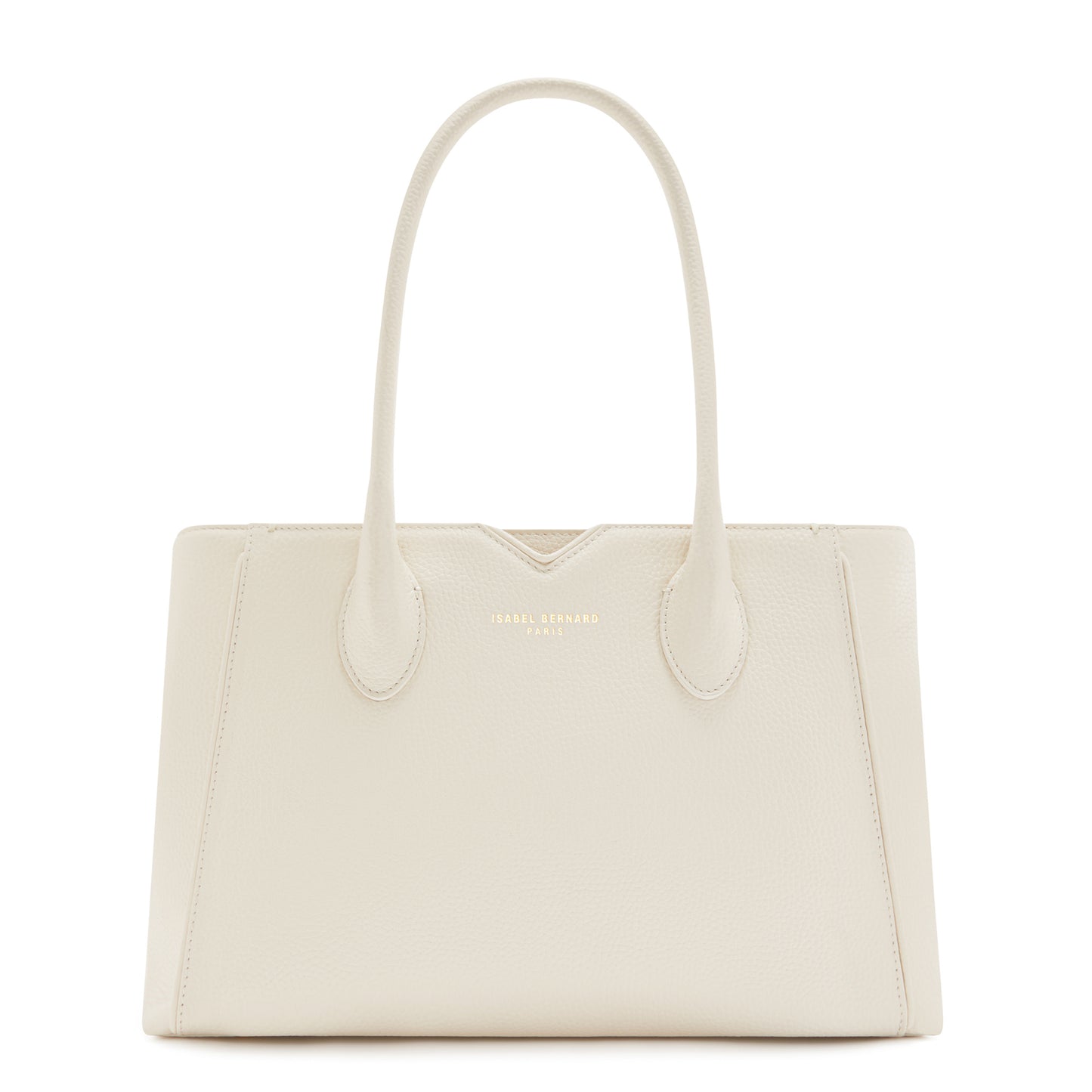 Honoré Cloe Midi cream calfskin leather handbag -  - Isabel Bernard