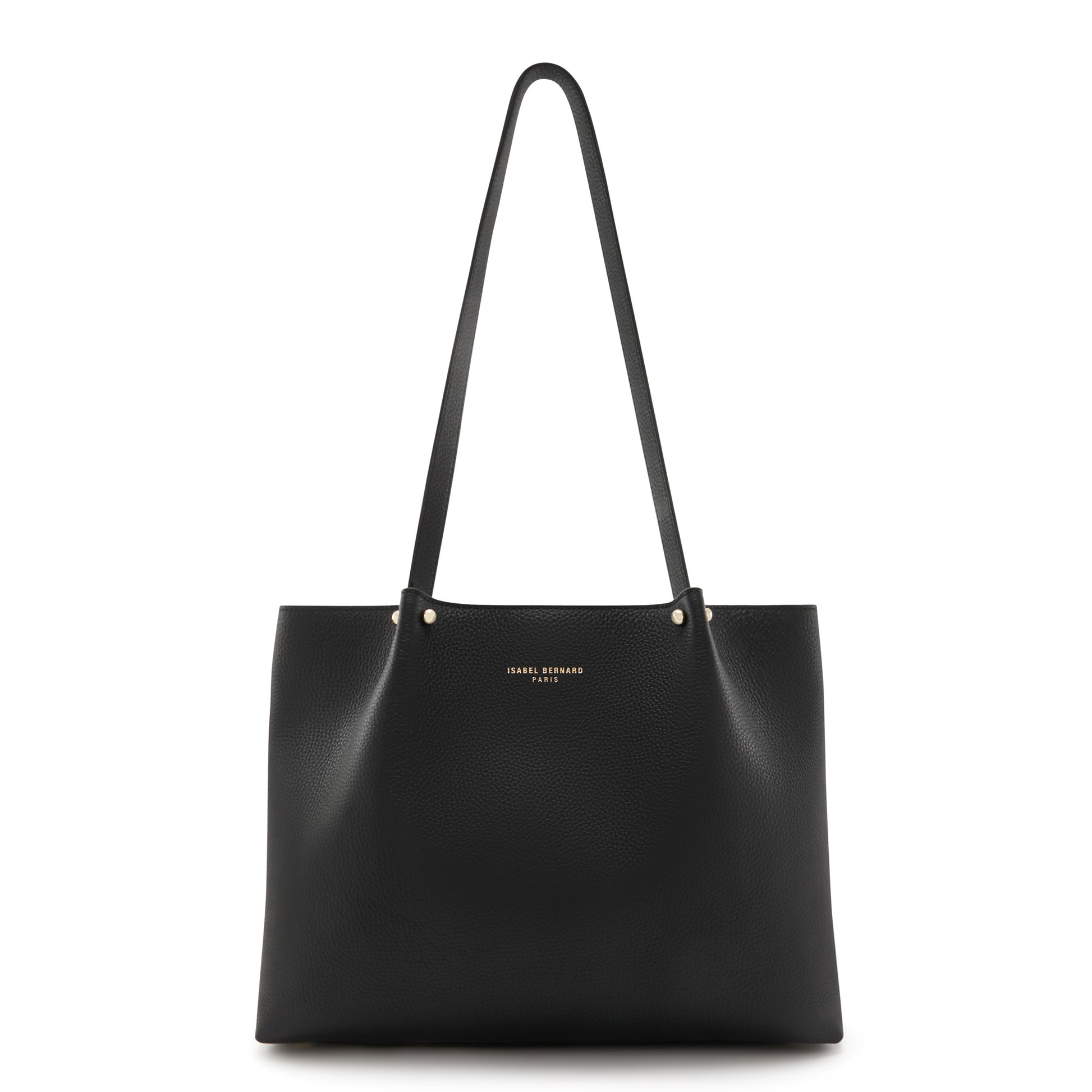 Honoré Nata black leather shopper calfskin leather -  - Isabel Bernard