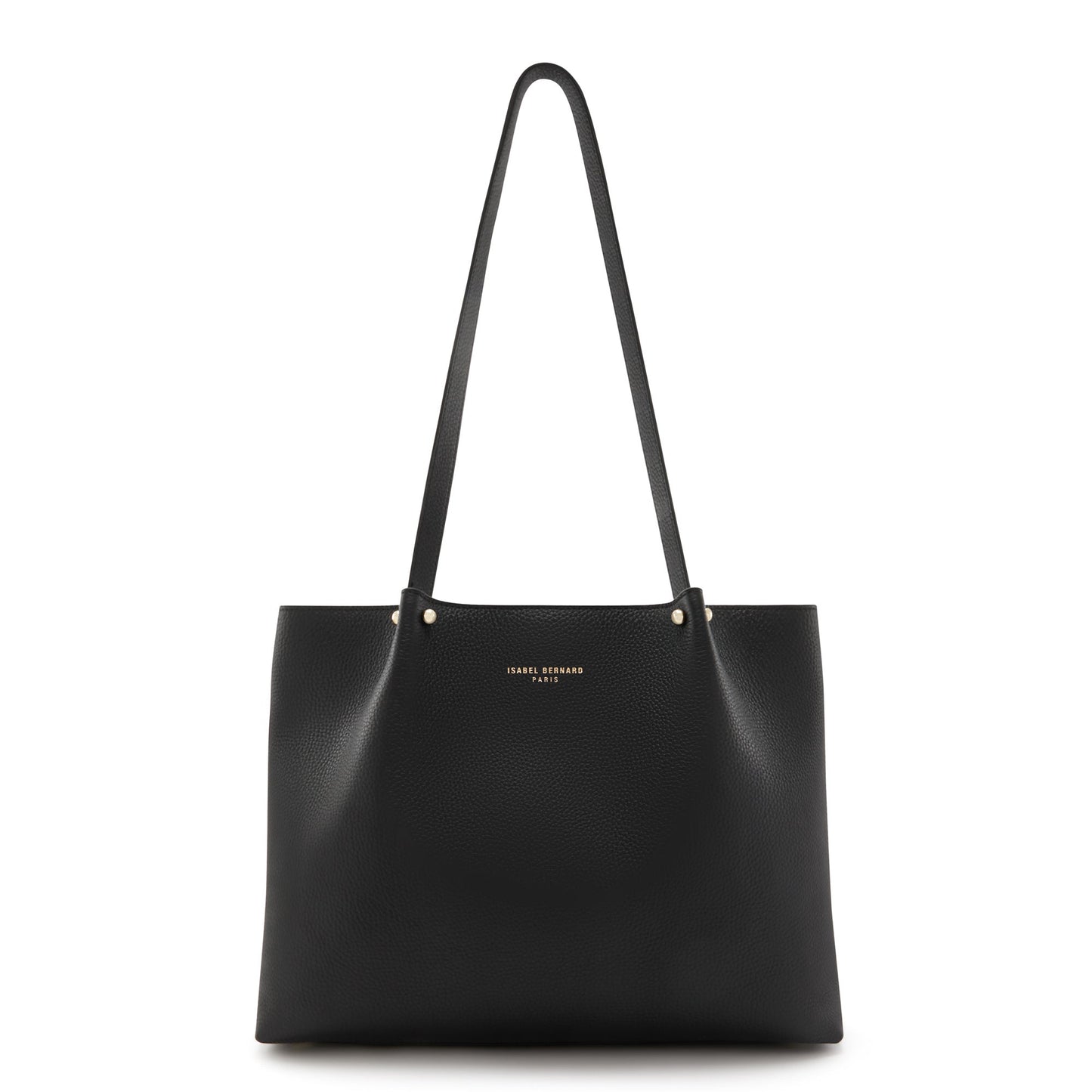 Cadeau d'Isabel black calfskin leather shopper and zipper wallet gift set - - Isabel Bernard