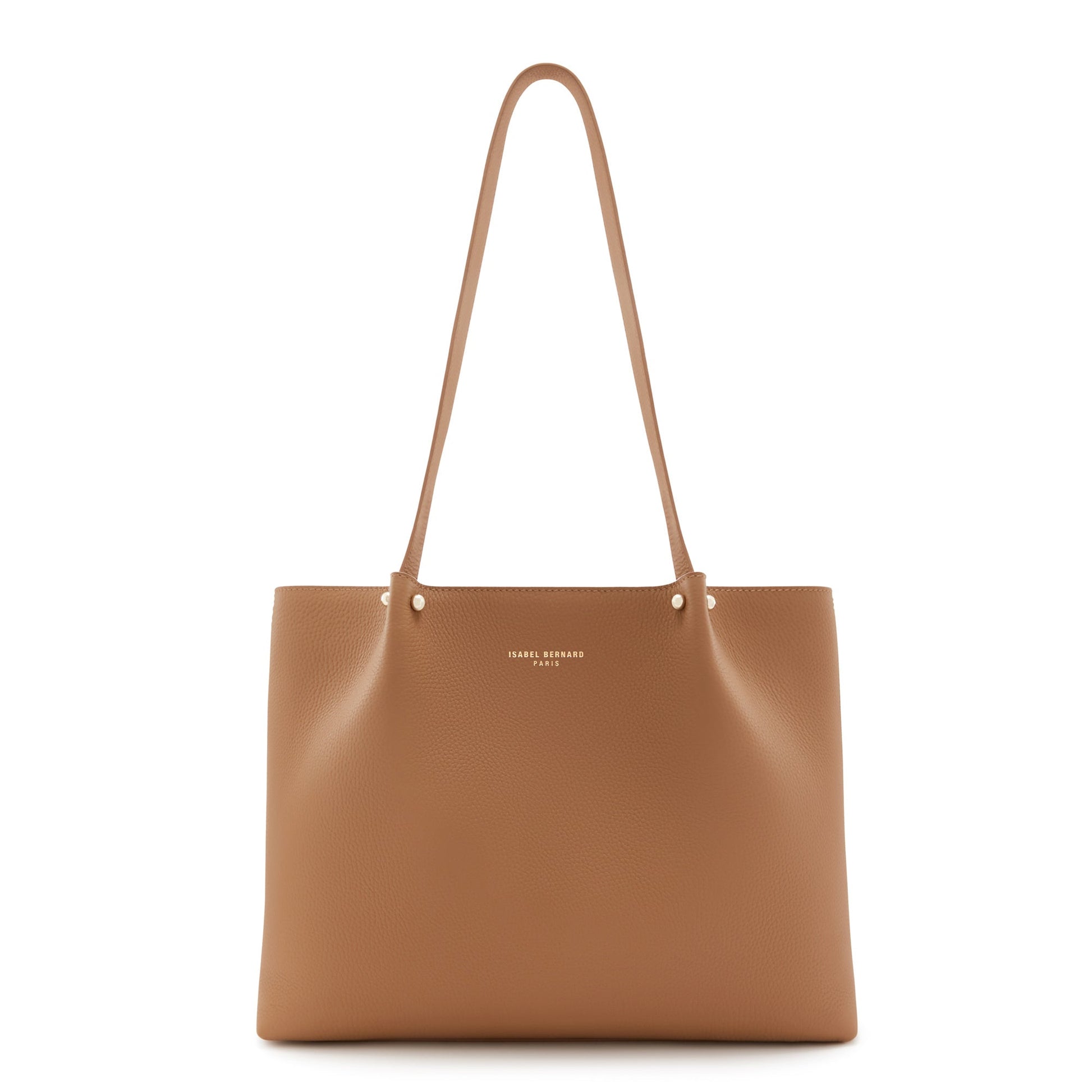 Cadeau d'Isabel camel calfskin leather shopper and zipper wallet gift set - - Isabel Bernard