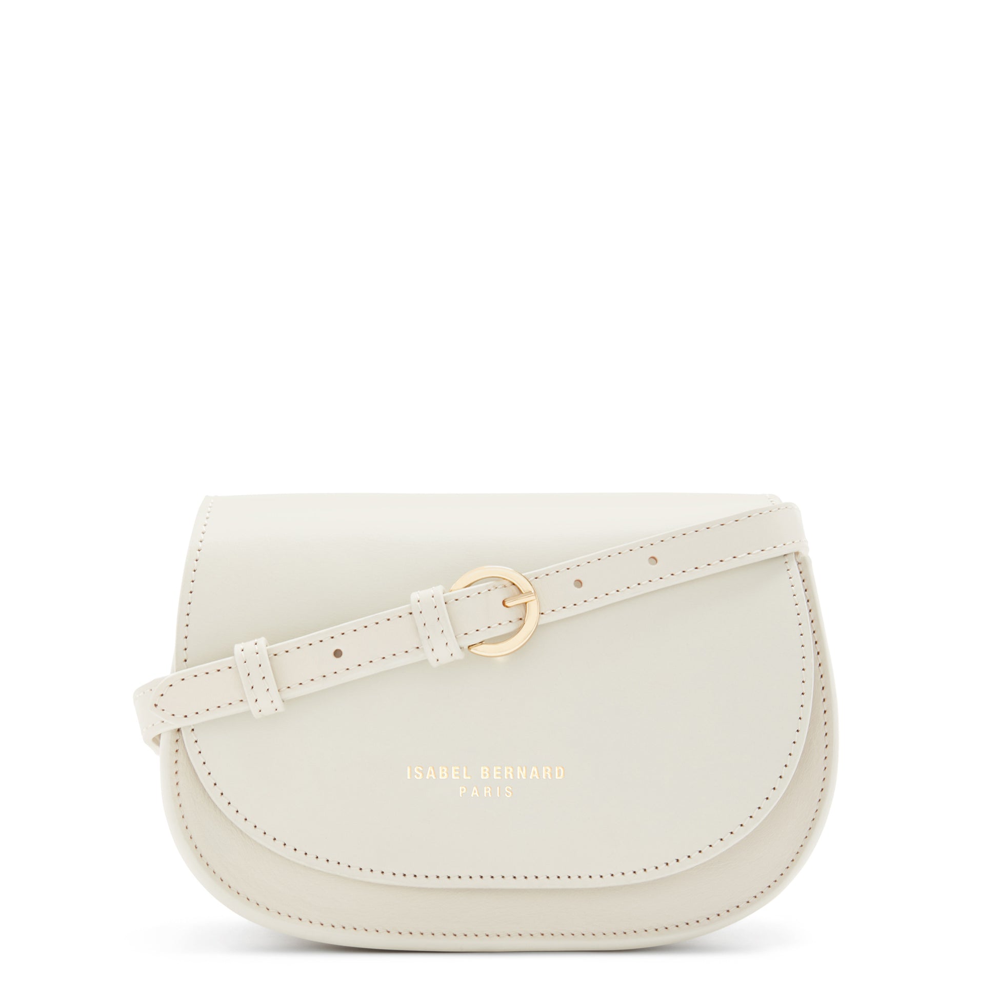 Montmartre Manon cream vegetable tanned leather crossbody bag -  - Isabel Bernard