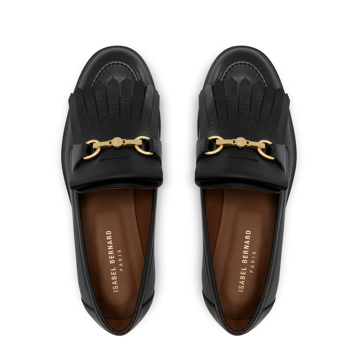 Vendôme Lave black calfskin leather loafers -  - Isabel Bernard