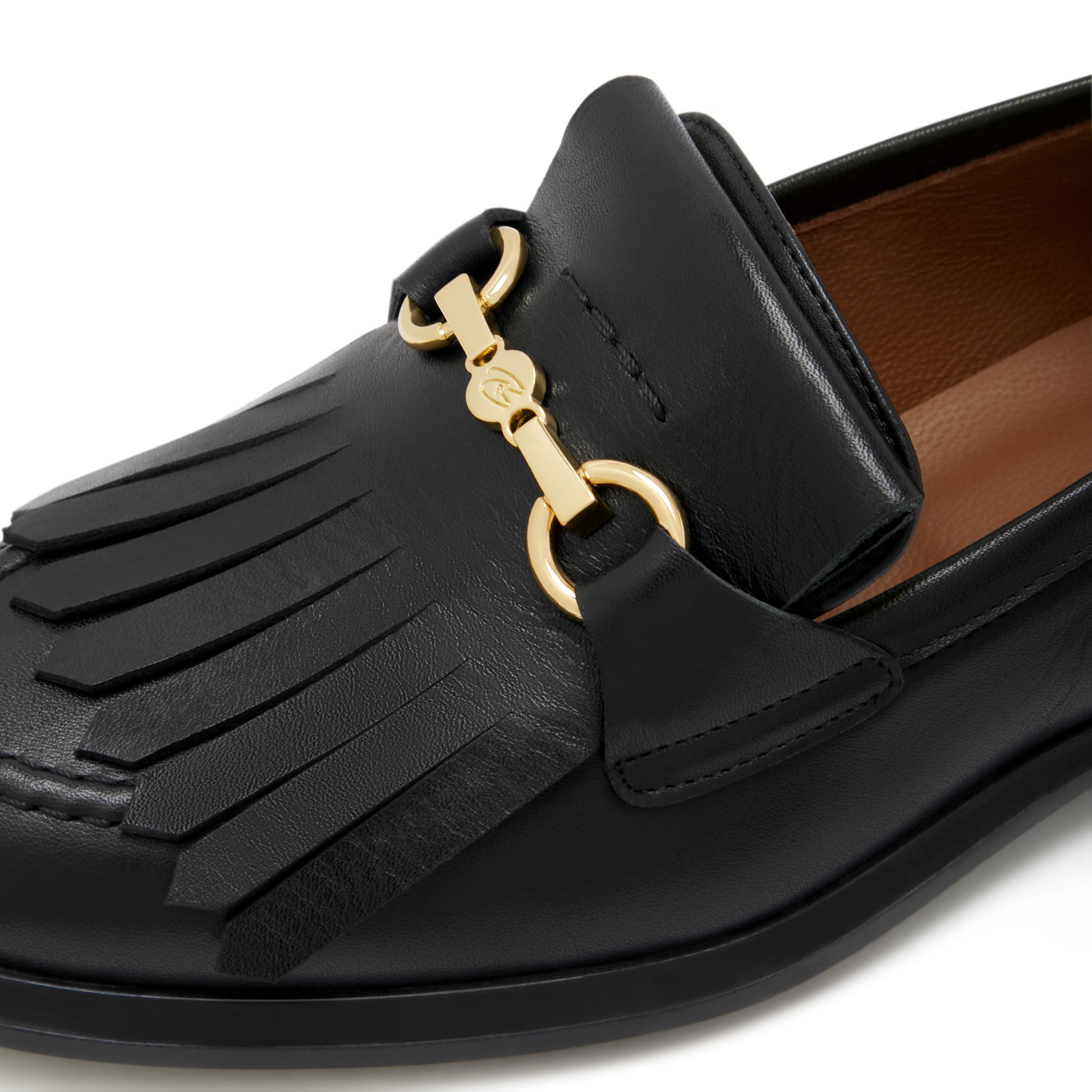 Vendôme Lave black calfskin leather loafers -  - Isabel Bernard