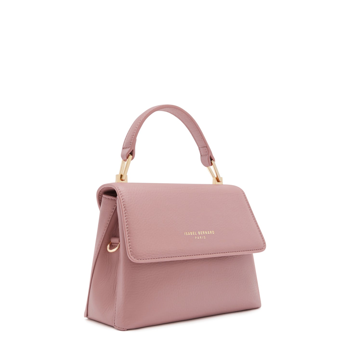 Femme Forte Heline pink calfskin leather handbag -  - Isabel Bernard