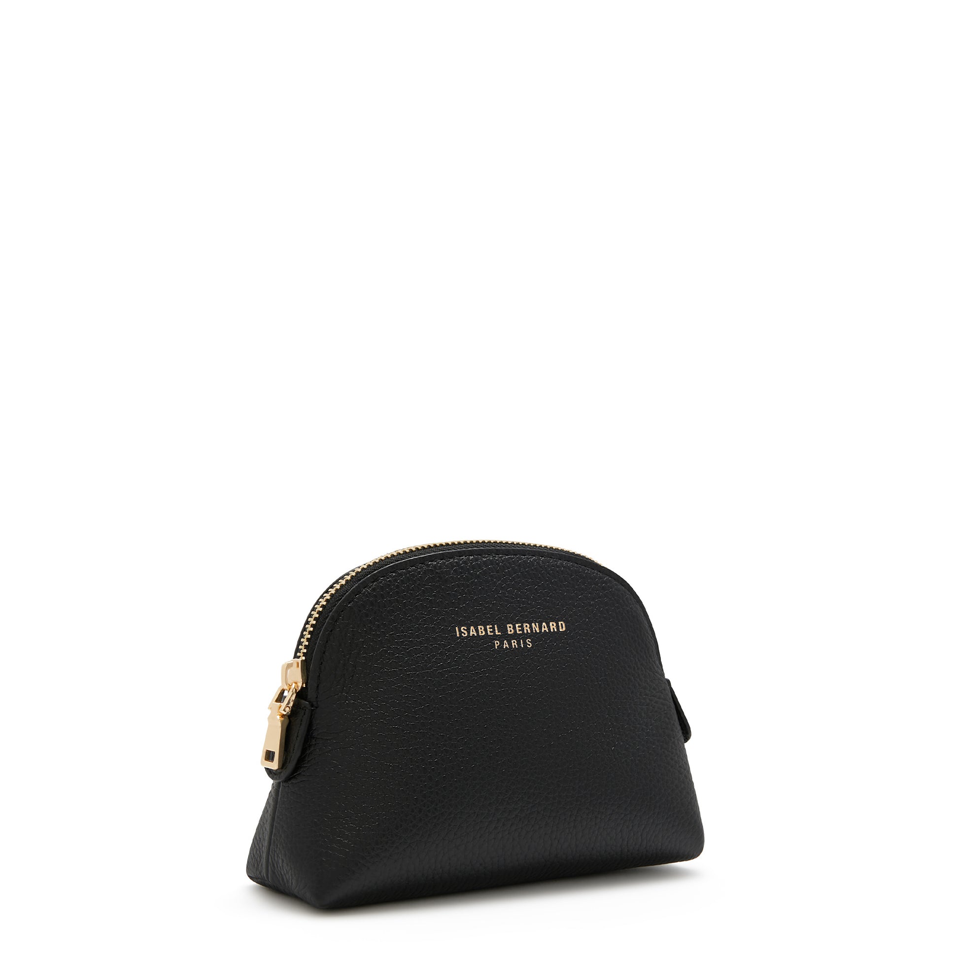 Honoré Babette black calfskin leather toiletry bag -  - Isabel Bernard