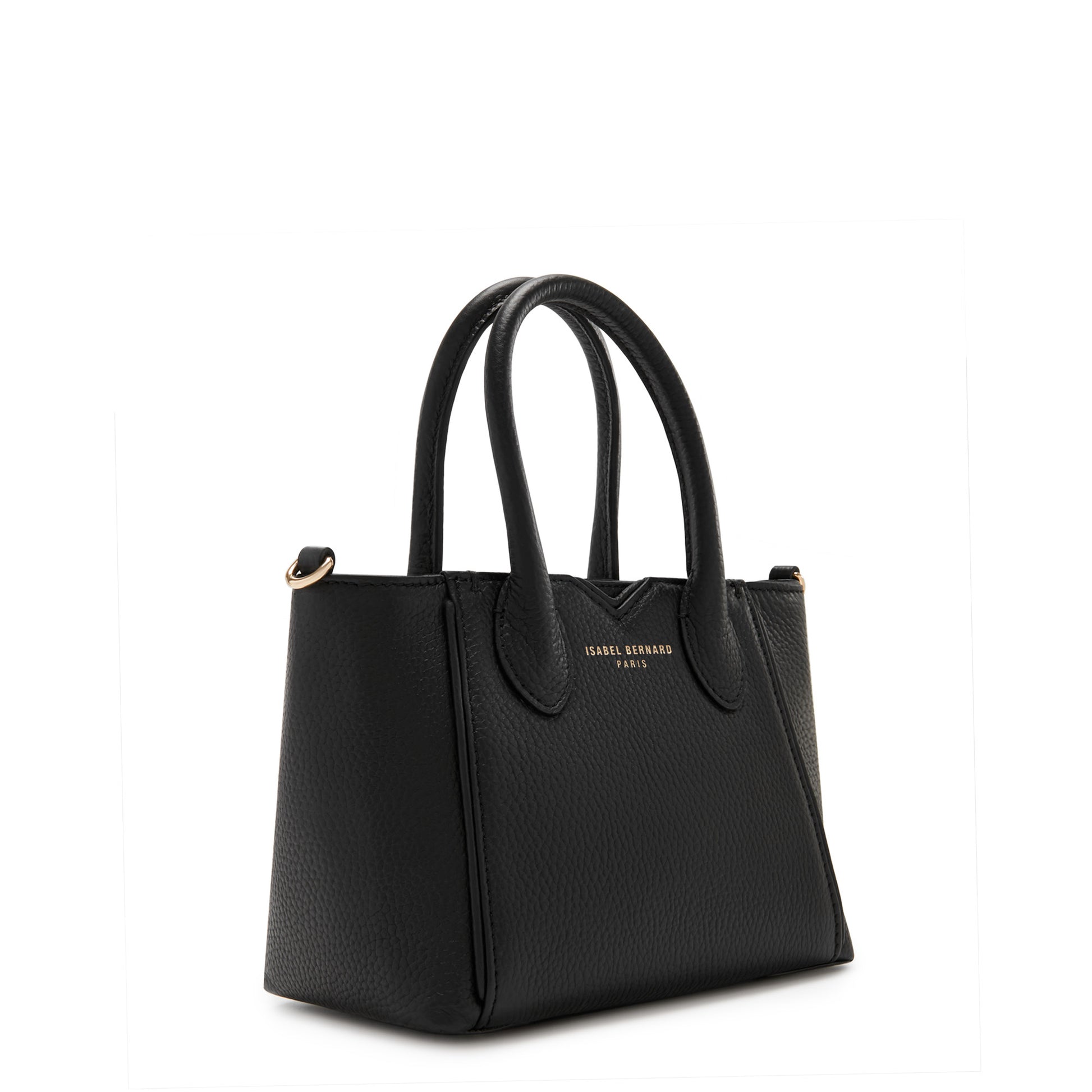 Honoré Cloe Mini black calfskin leather handbag -  - Isabel Bernard