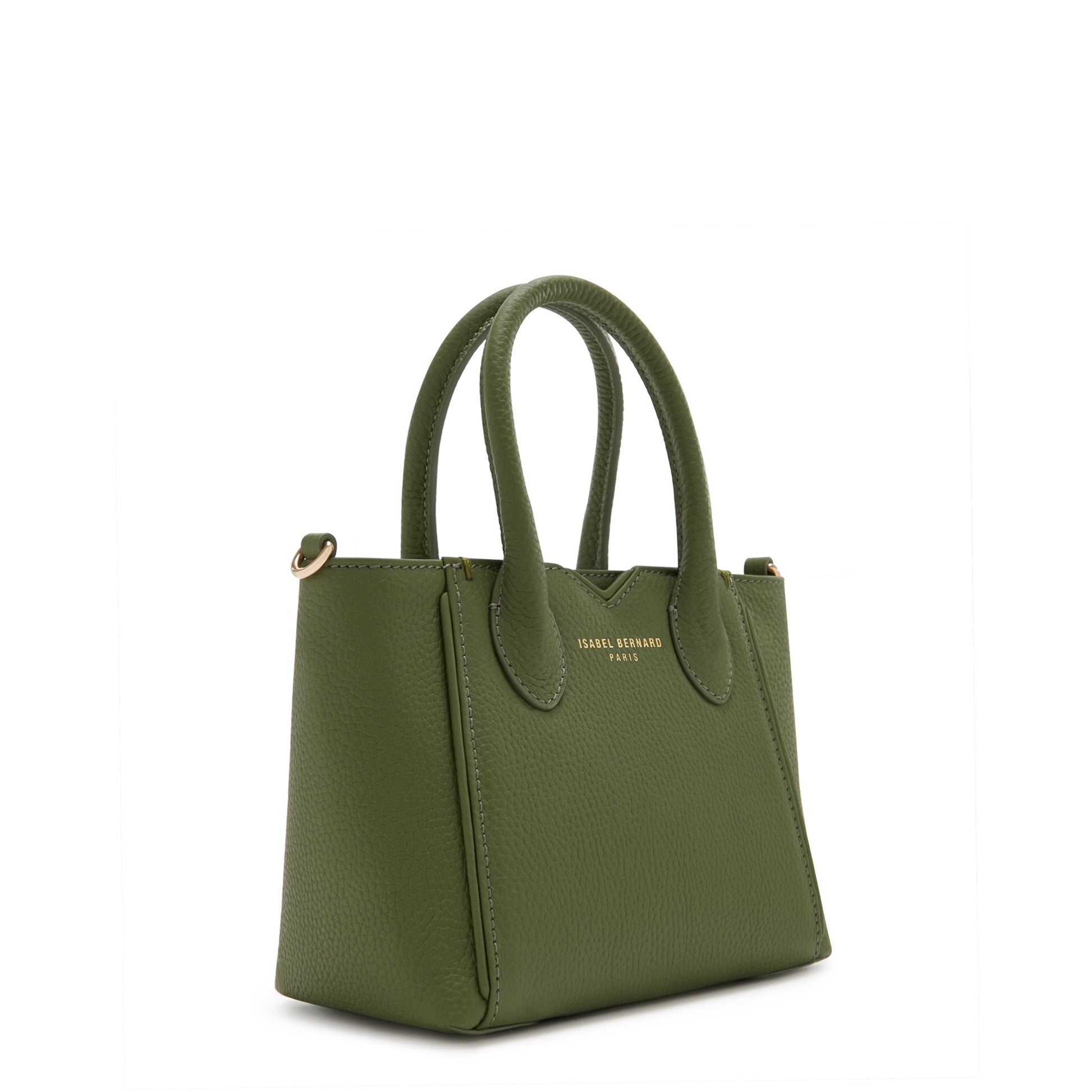 Honoré Cloe Mini green calfskin leather handbag -  - Isabel Bernard