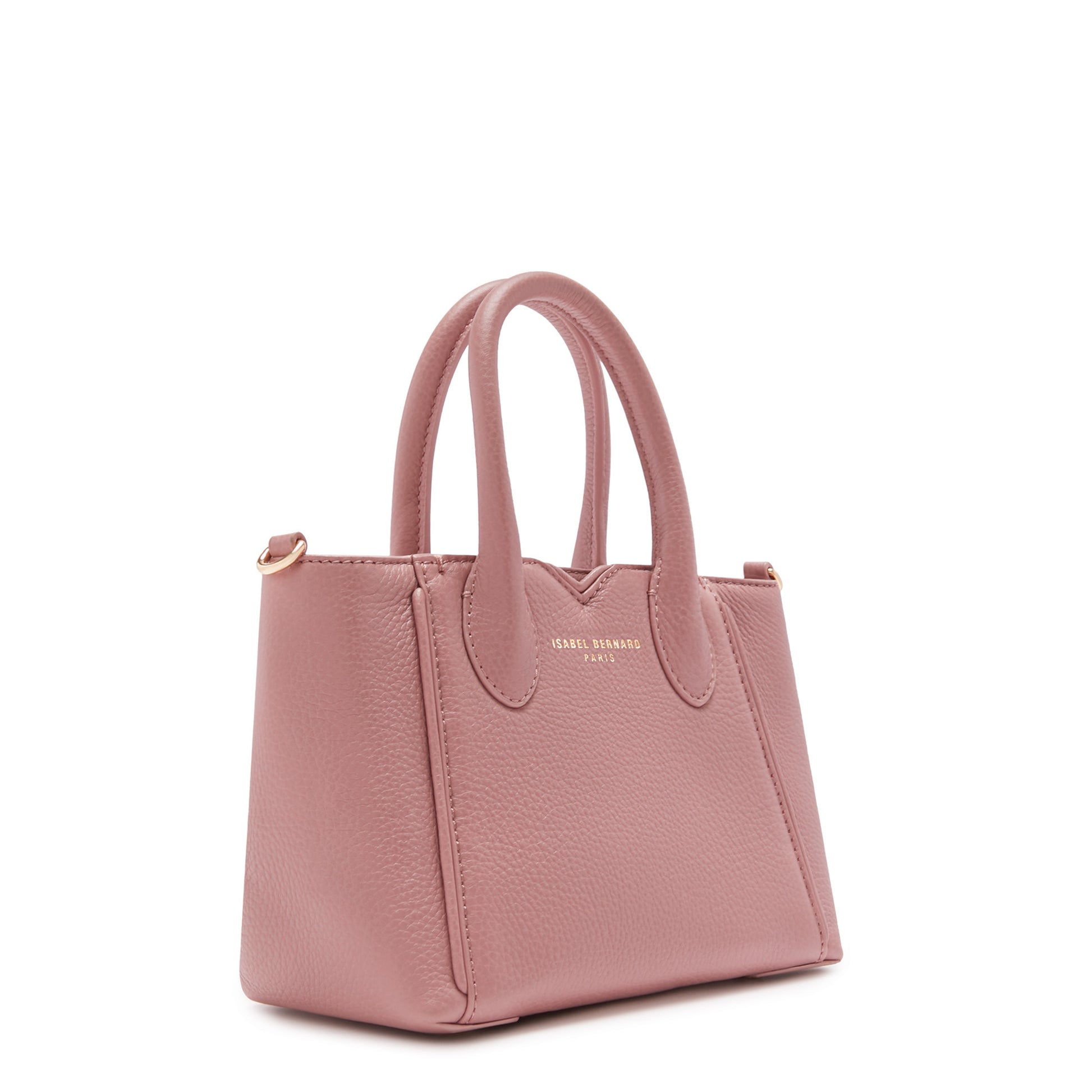 Honoré Cloe Mini pink calfskin leather handbag -  - Isabel Bernard