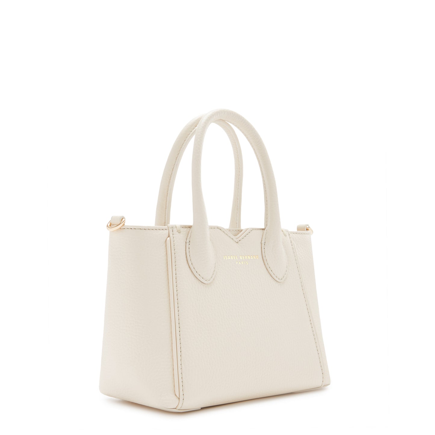 Honoré Cloe Mini cream calfskin leather handbag -  - Isabel Bernard