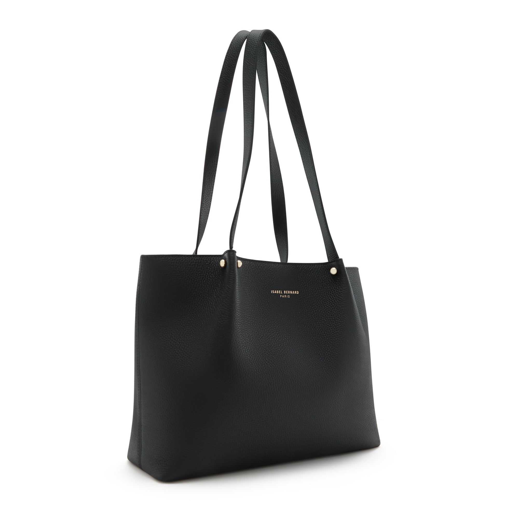 Cadeau d'Isabel black calfskin leather shopper and zipper wallet gift set - - Isabel Bernard