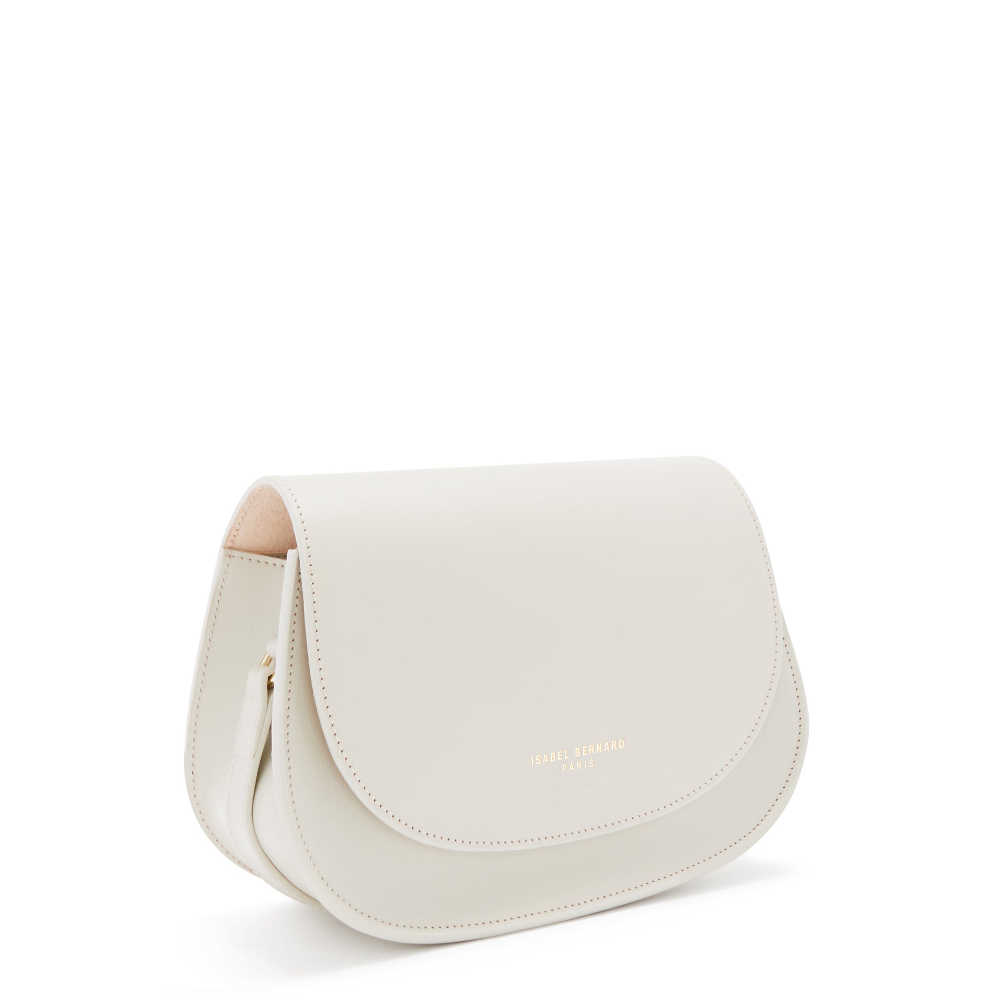 Montmartre Madelon cream vegetable tanned leather crossbody bag -  - Isabel Bernard