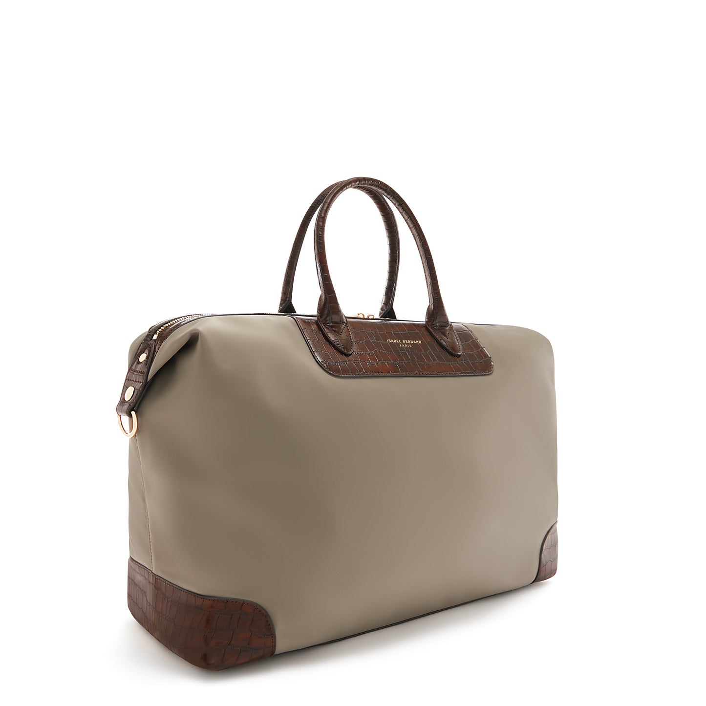 Du Louvre Celie taupe weekend bag small -  - Isabel Bernard