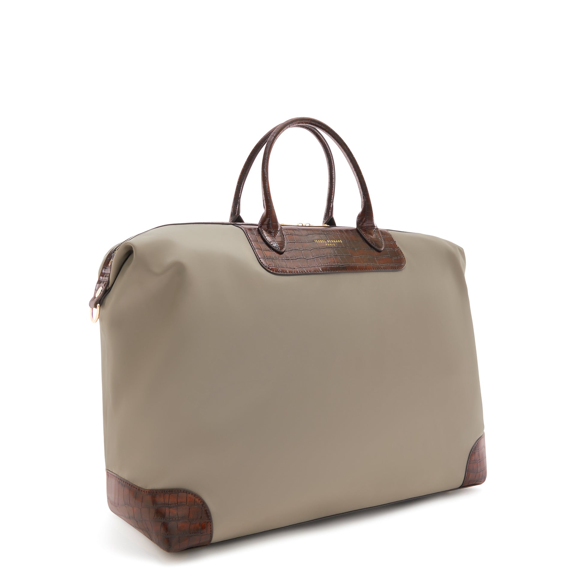 Du Louvre Clarice taupe weekend bag medium -  - Isabel Bernard