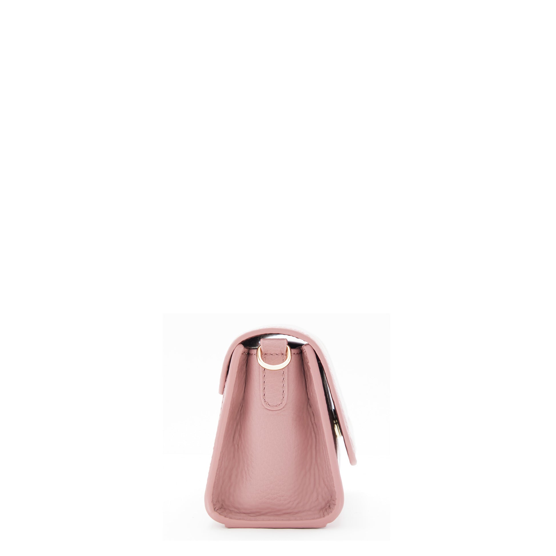 Femme Forte Kim pink calfskin leather crossbody bag -  - Isabel Bernard