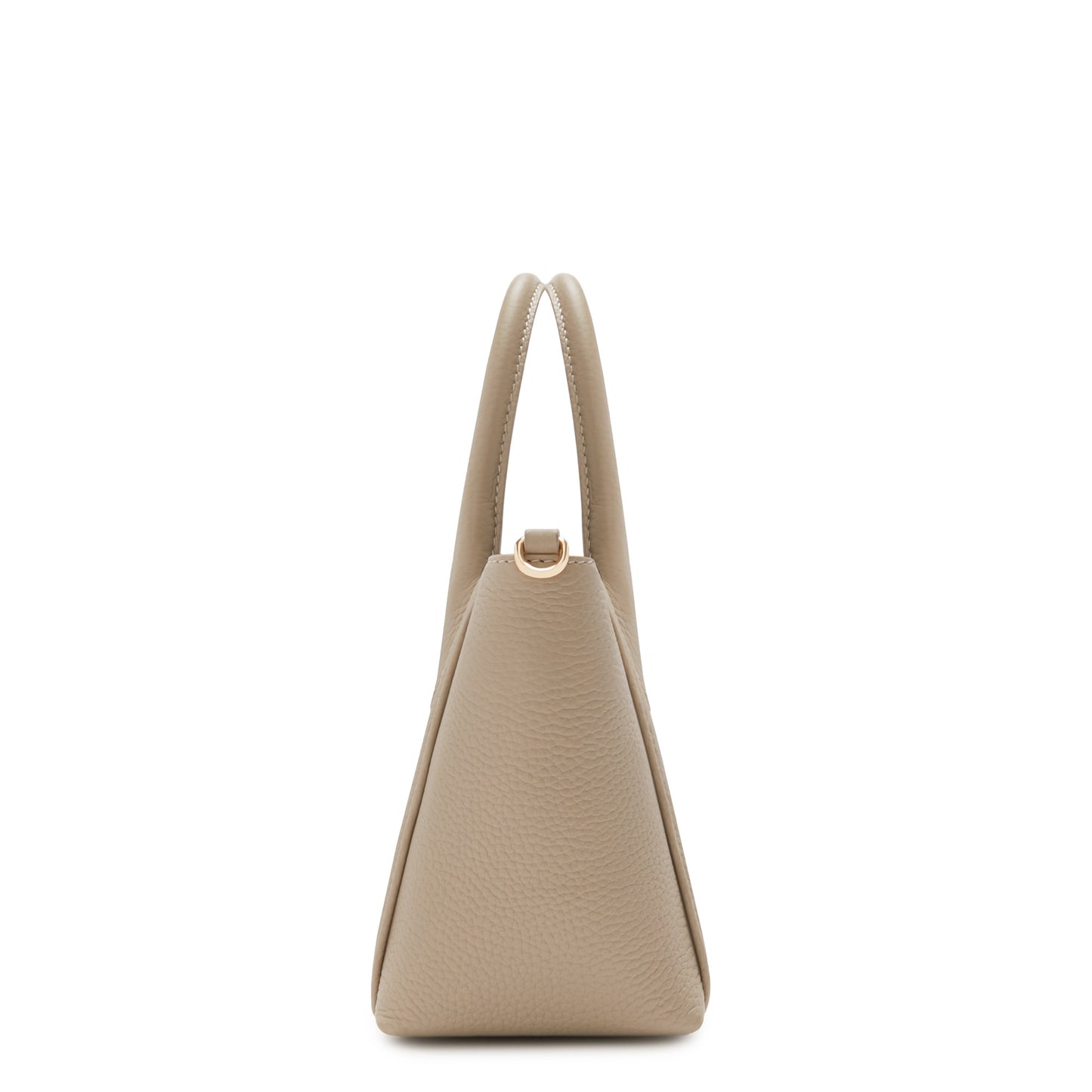 Honoré Cloe Mini taupe calfskin leather handbag -  - Isabel Bernard