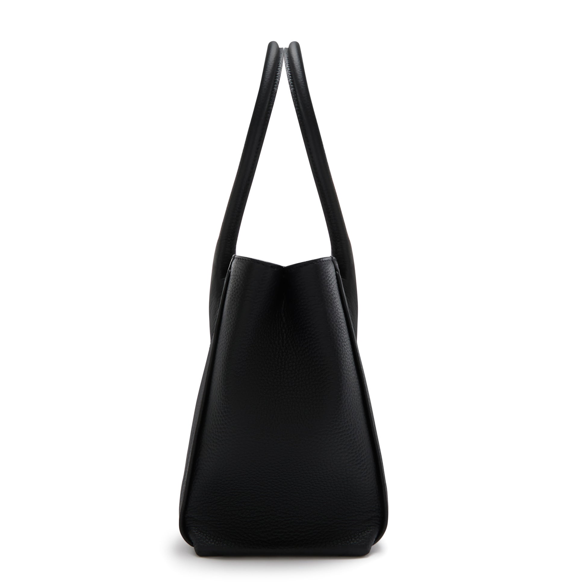 Honoré Cloe Midi black calfskin leather handbag -  - Isabel Bernard