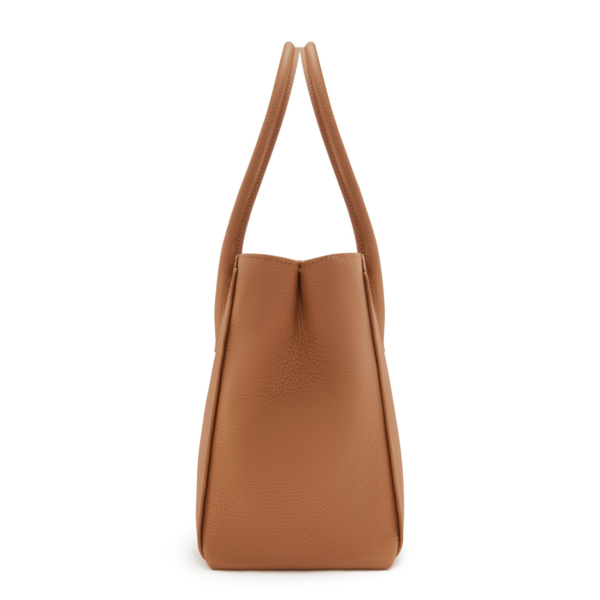 Honoré Cloe Midi camel calfskin leather handbag -  - Isabel Bernard