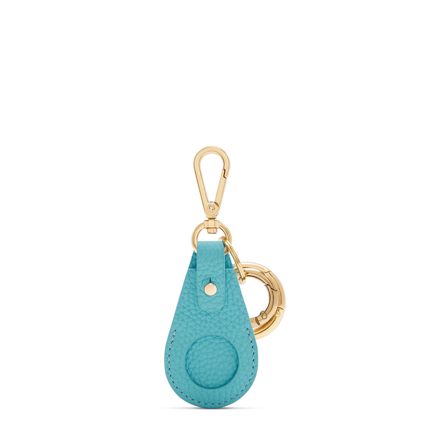 Honoré Filou blue calfskin leather Airtag key ring -  - Isabel Bernard