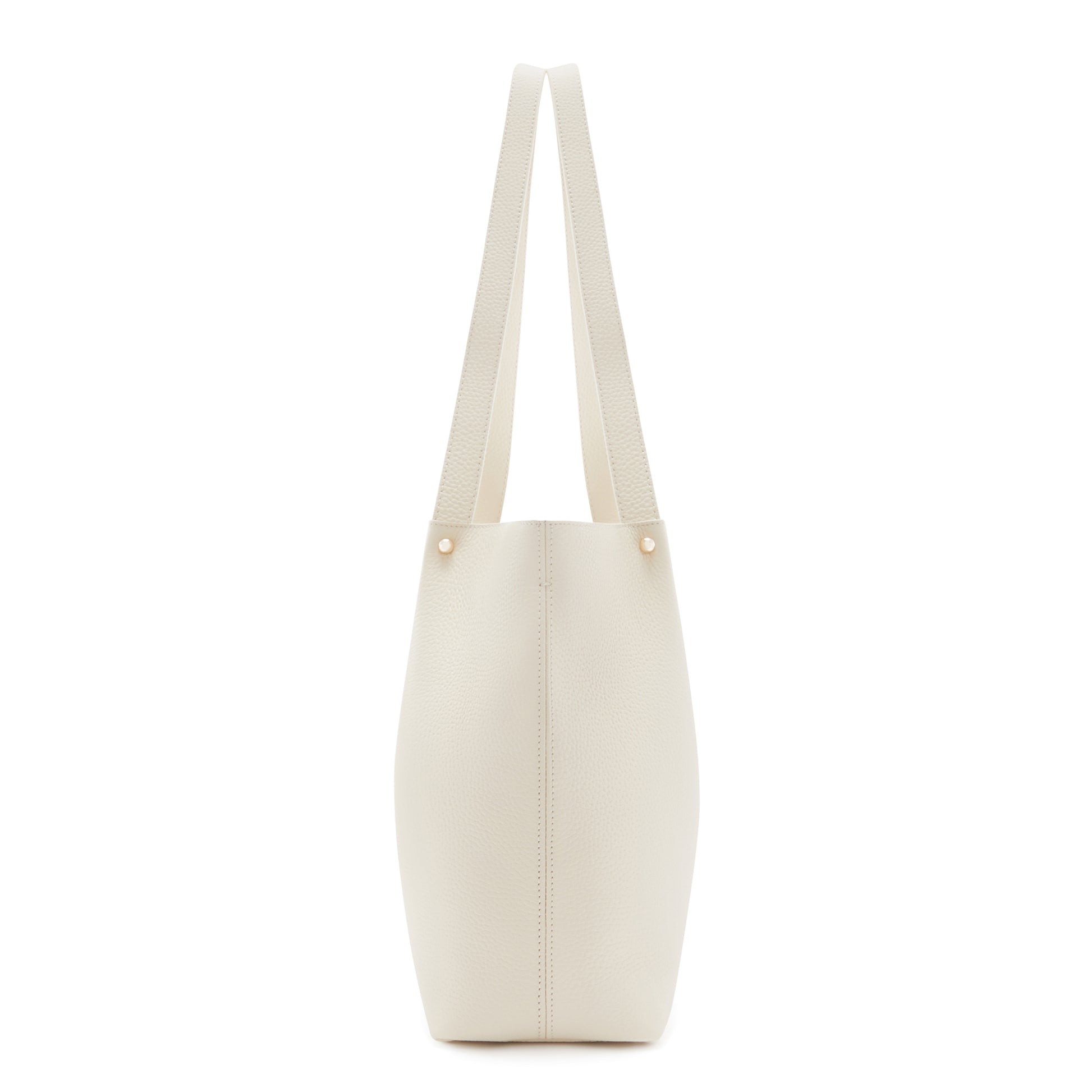 Honoré Nata cream leather shopper calfskin leather -  - Isabel Bernard