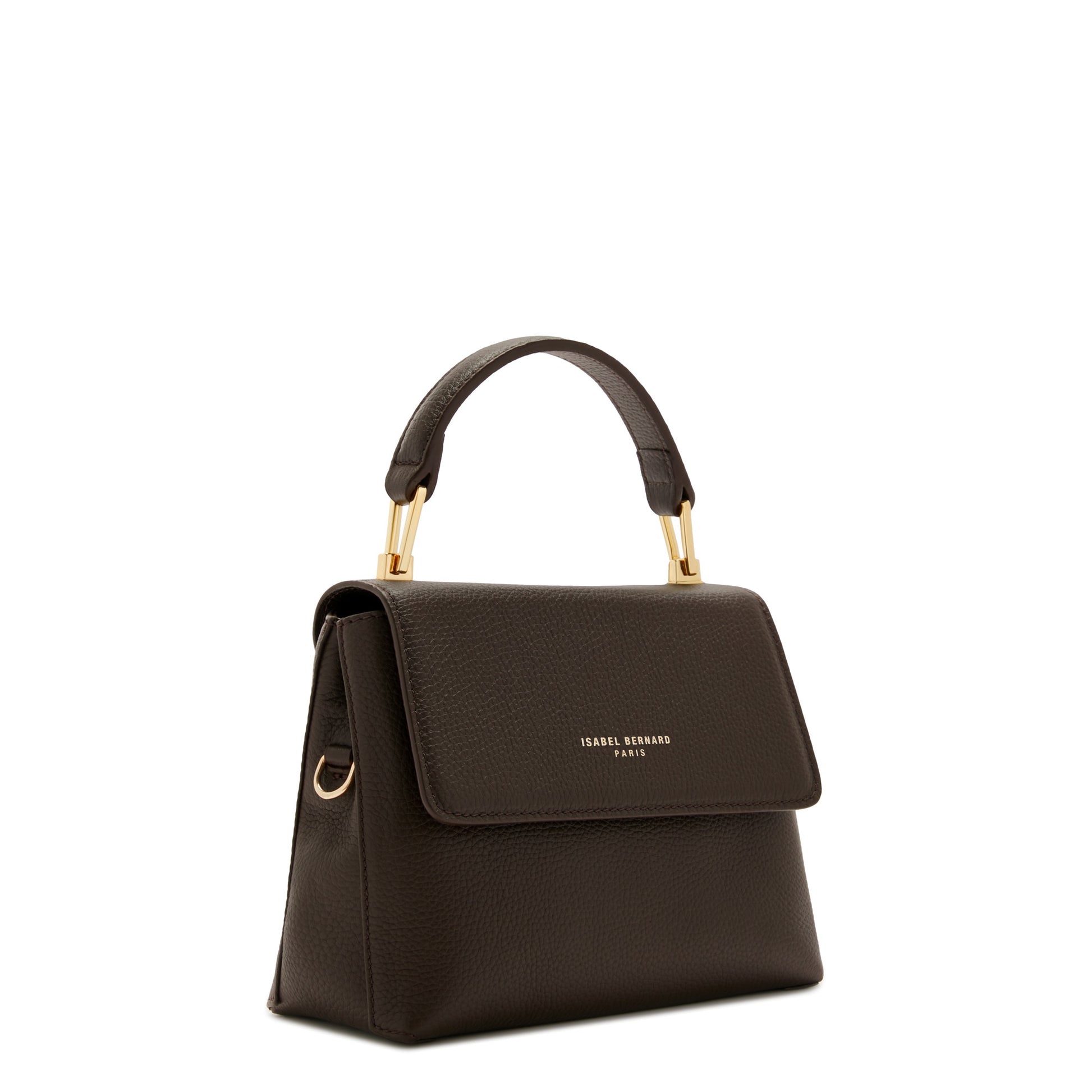 Femme Forte Heline brown calfskin leather handbag -  - Isabel Bernard