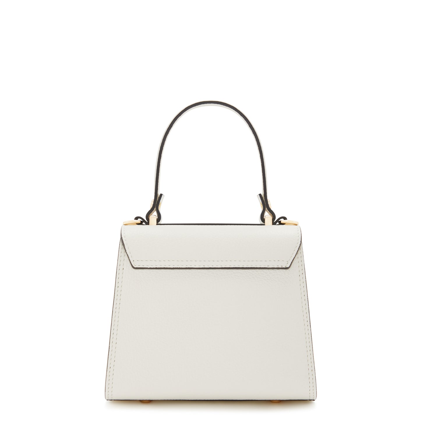 Femme Forte Simone Mini white leather handbag calfskin leather -  - Isabel Bernard