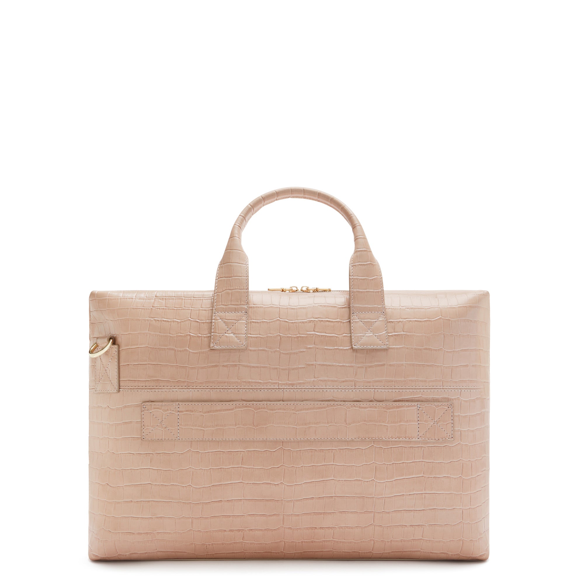 Beige croc bag hotsell