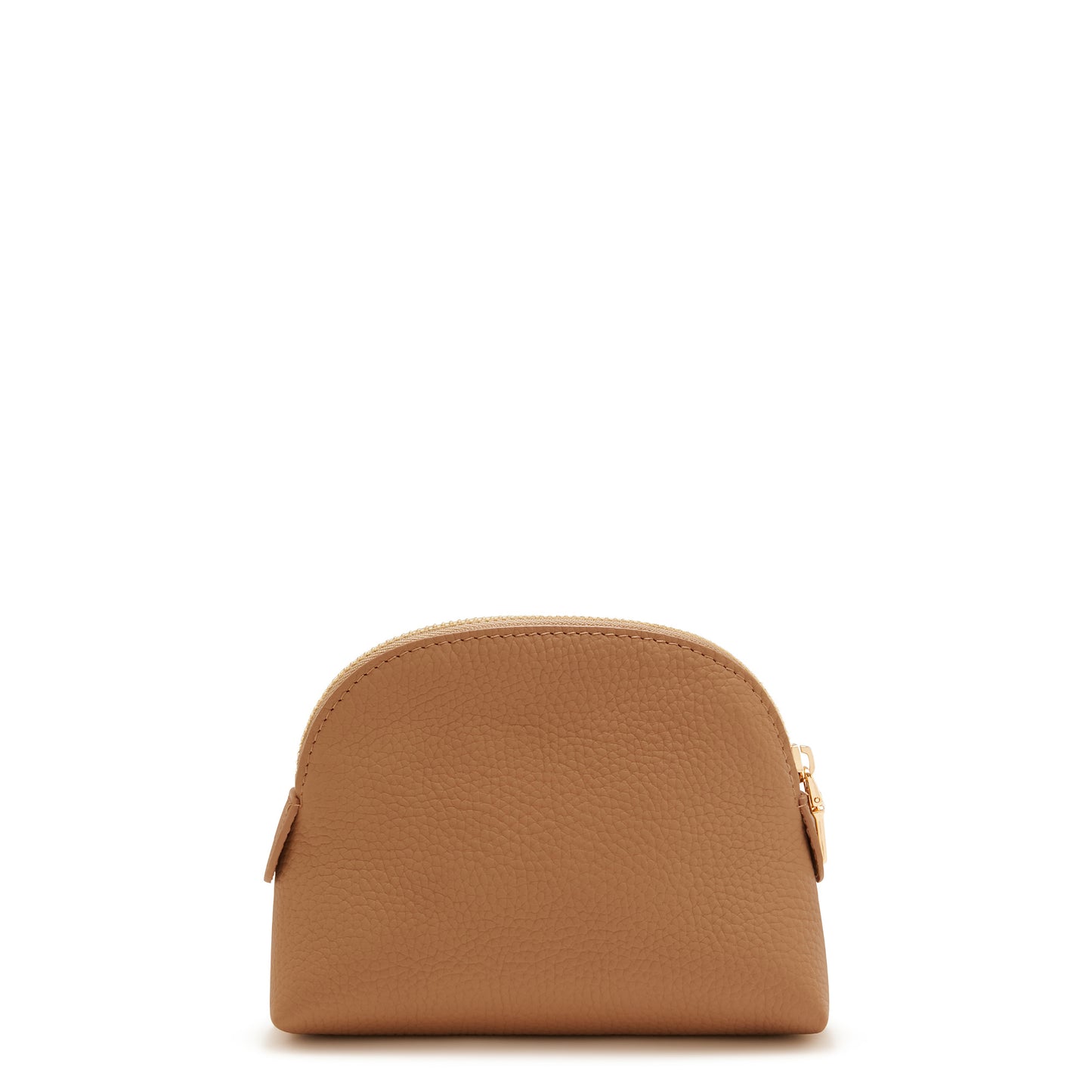 Honoré Babette camel calfskin leather toiletry bag -  - Isabel Bernard