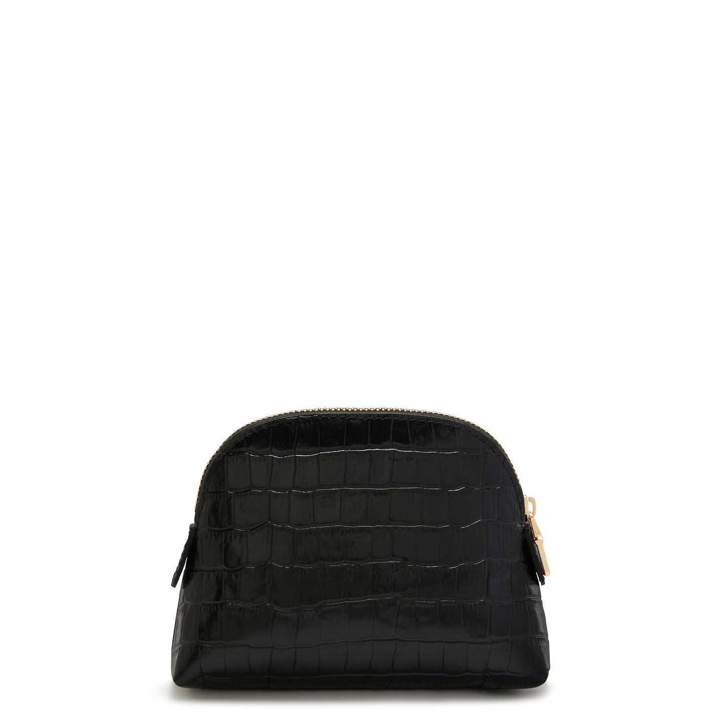 Honoré Babette croco black calfskin leather toiletry bag -  - Isabel Bernard