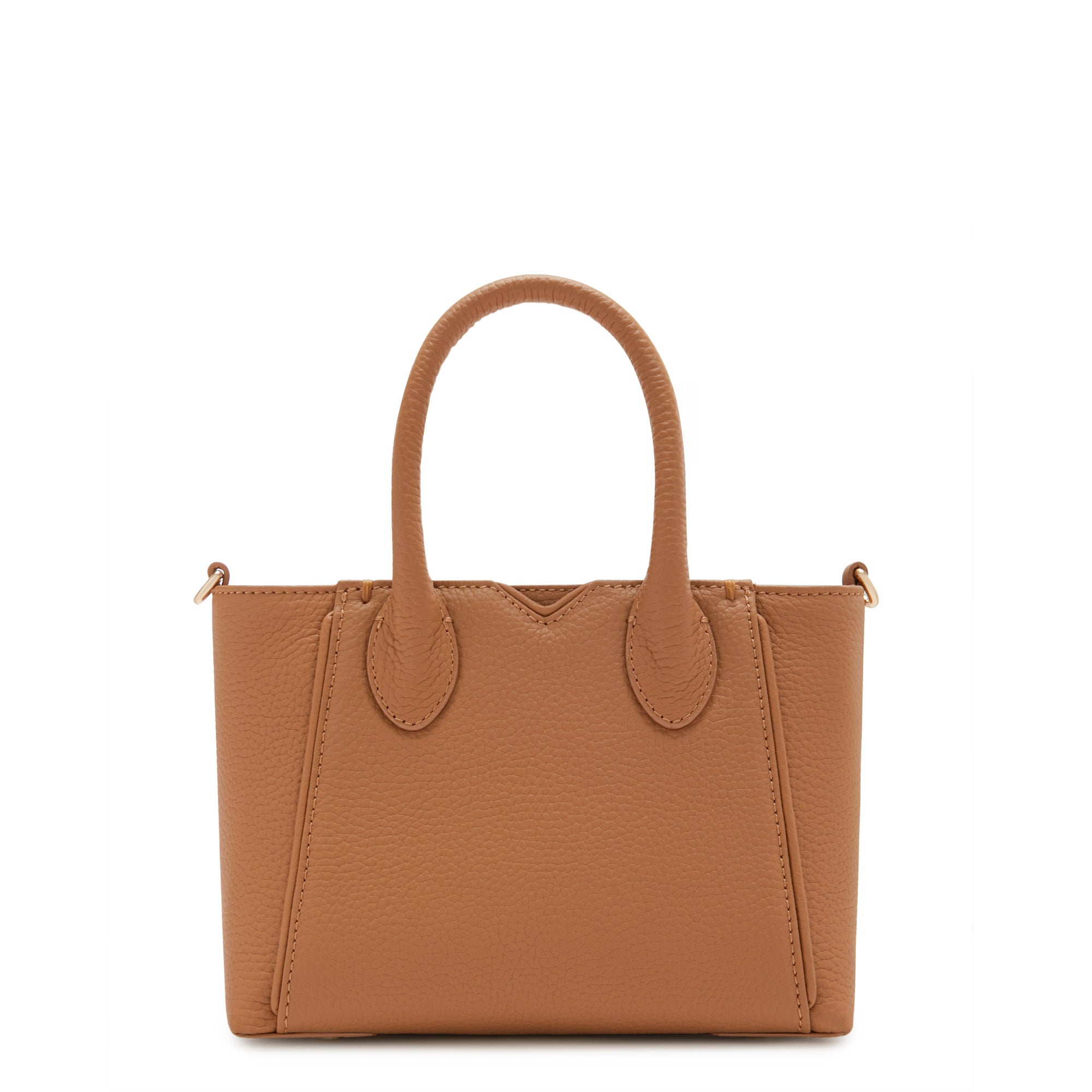 Honoré Cloe Mini camel calfskin leather handbag