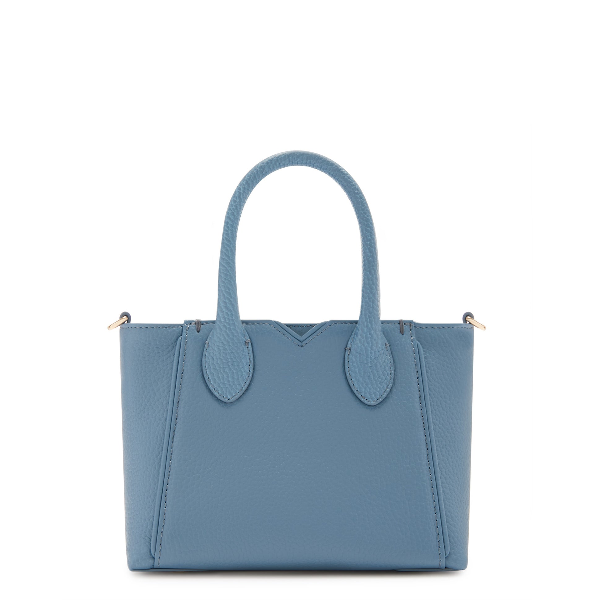 Honoré Cloe Mini blue calfskin leather handbag -  - Isabel Bernard