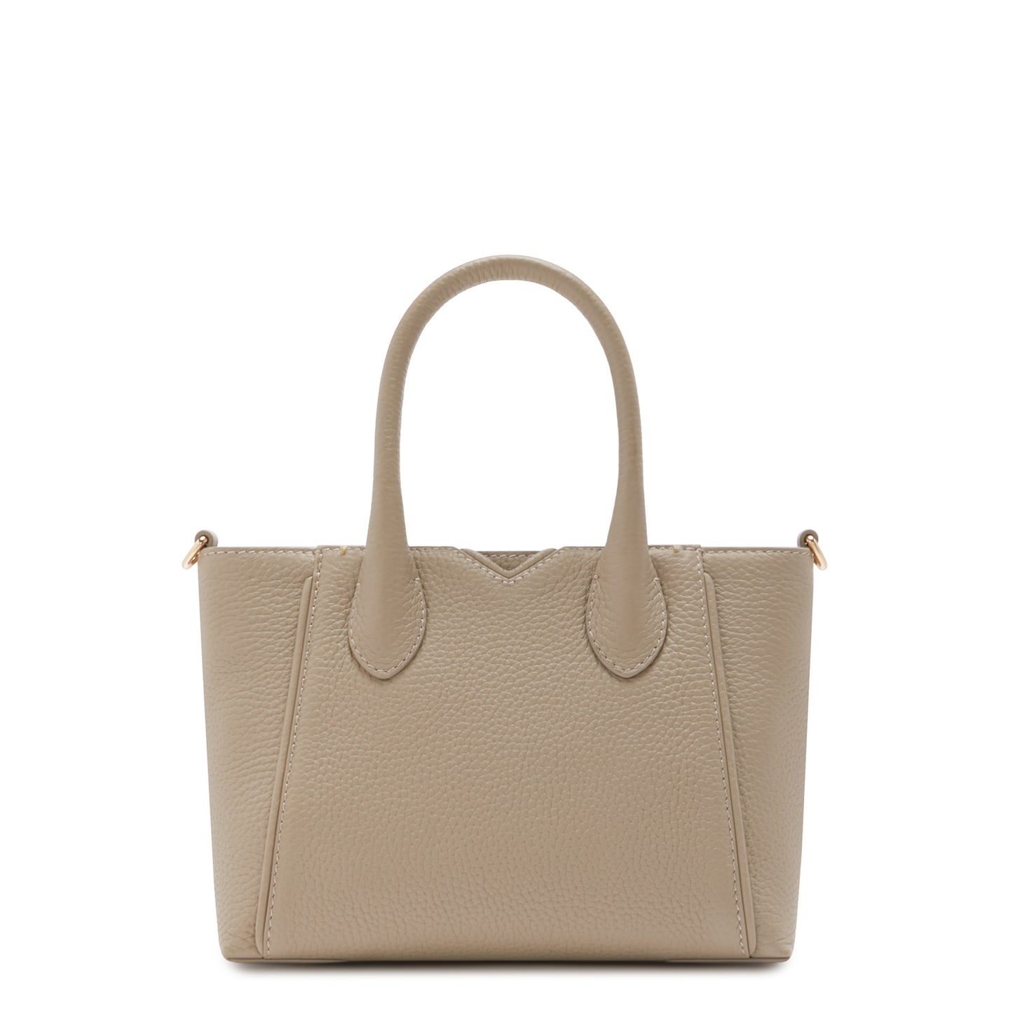 Honoré Cloe Mini taupe calfskin leather handbag -  - Isabel Bernard