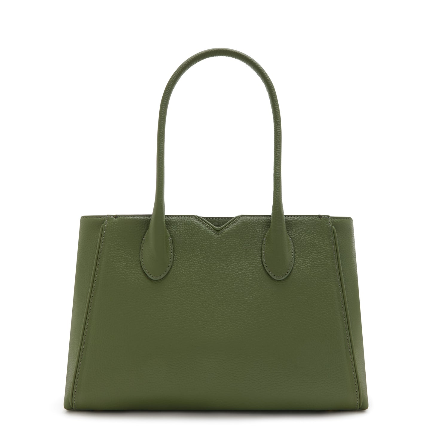 Honoré Cloe Midi green calfskin leather handbag -  - Isabel Bernard