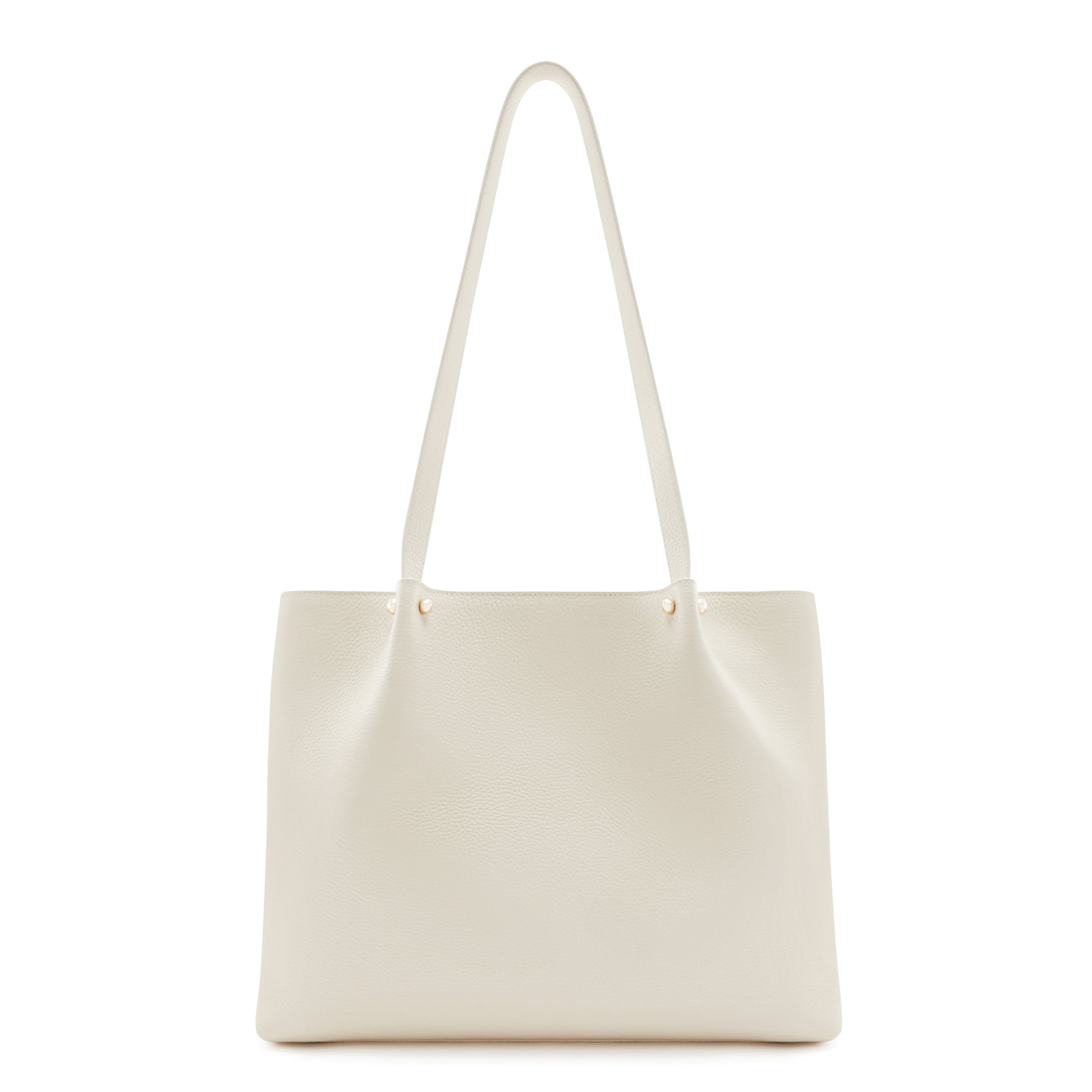 Honoré Nata cream leather shopper calfskin leather -  - Isabel Bernard