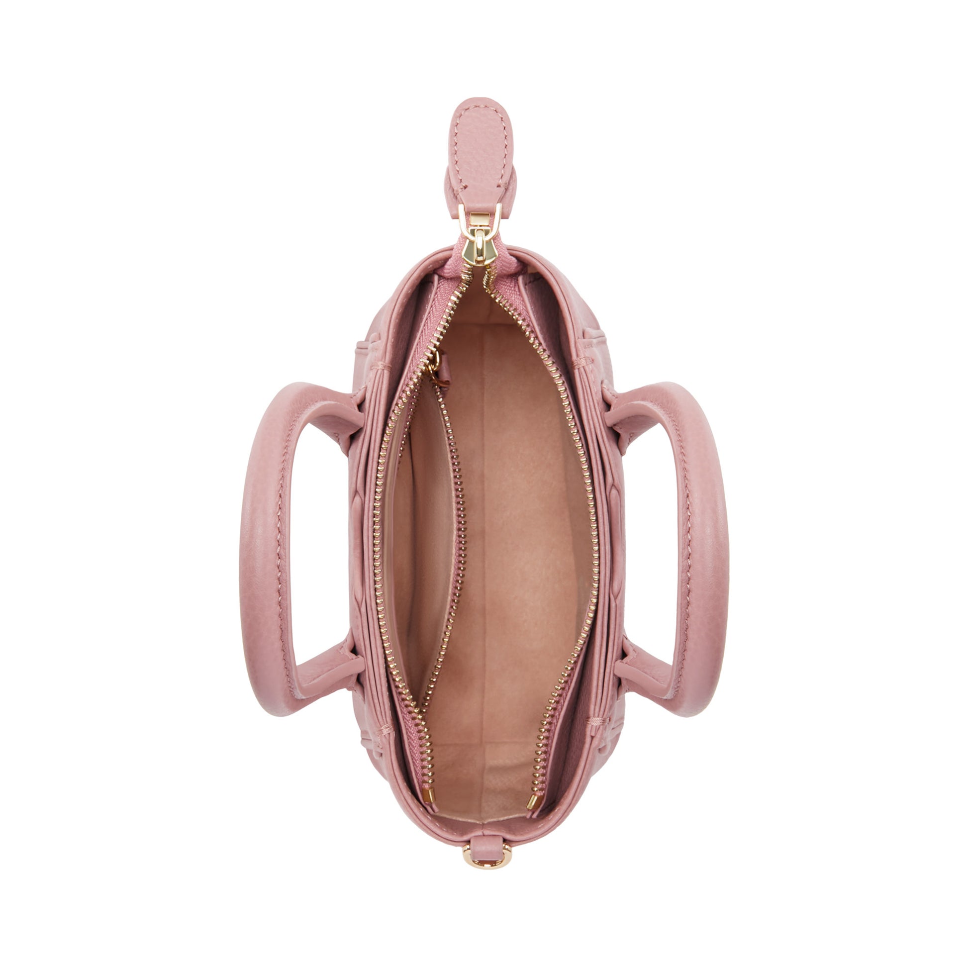 Honoré Cloe Mini pink calfskin leather handbag -  - Isabel Bernard