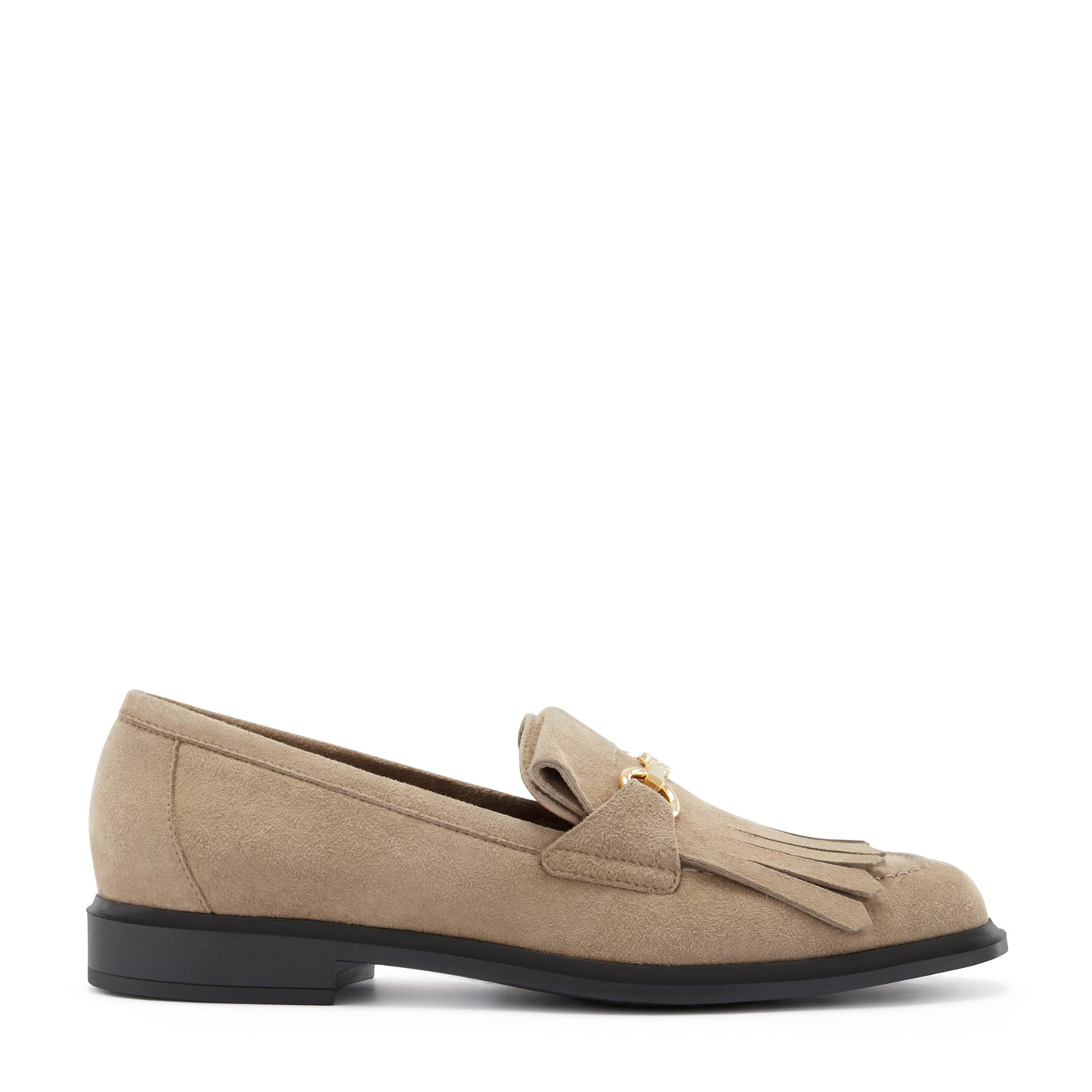 Vendôme Lave taupe suede loafers -  - Isabel Bernard