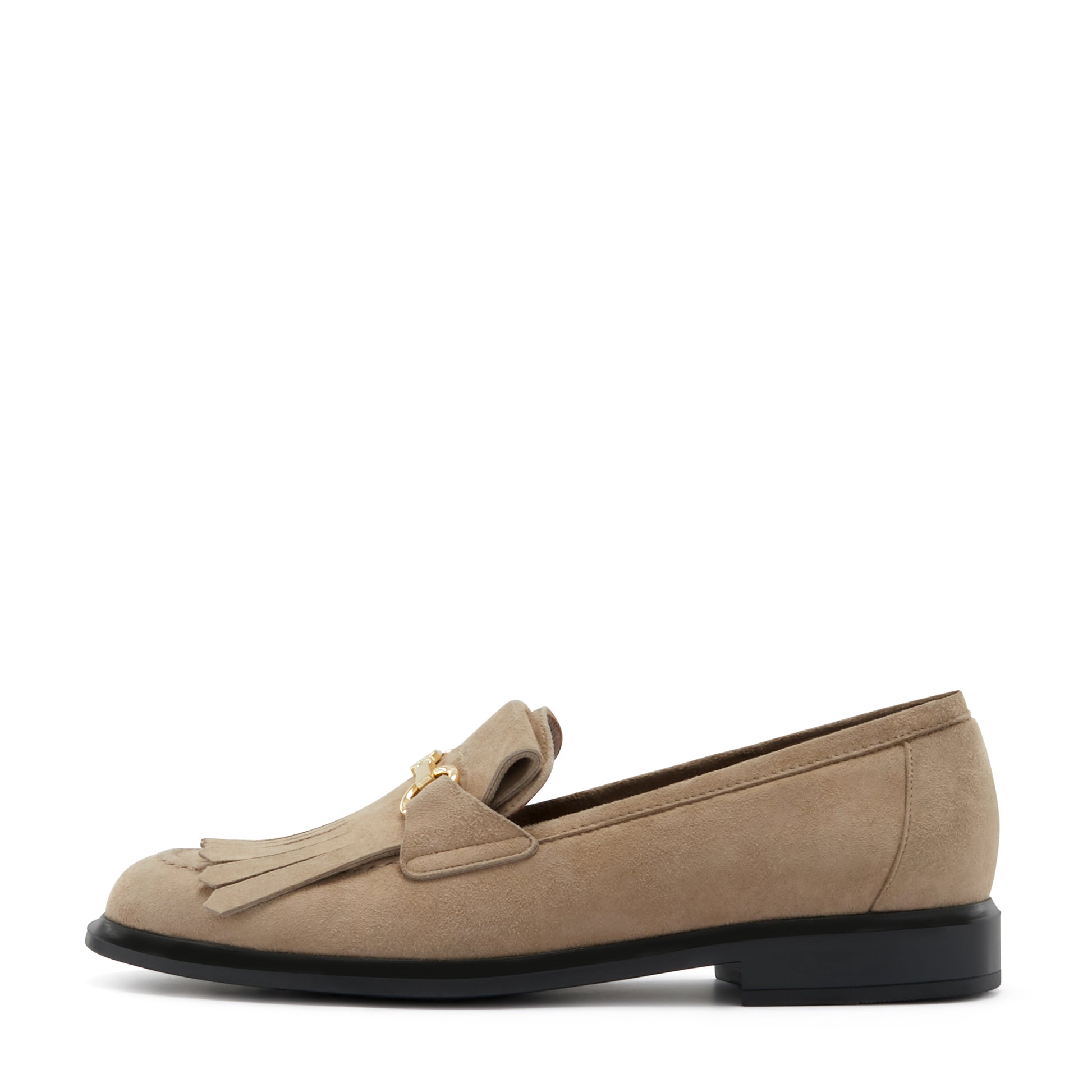 Vendôme Lave taupe suede loafers -  - Isabel Bernard