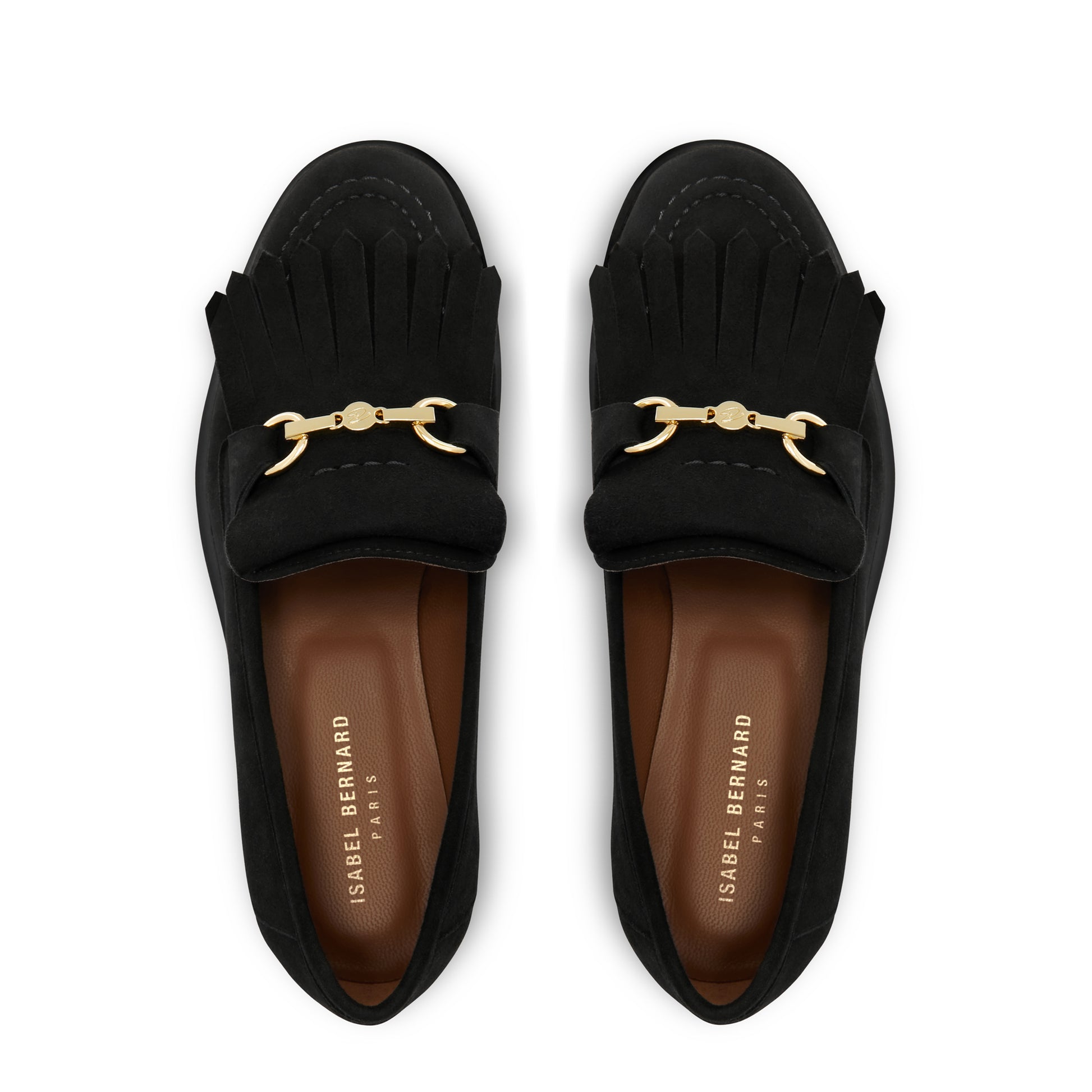 Vendôme Lave black suede loafers -  - Isabel Bernard