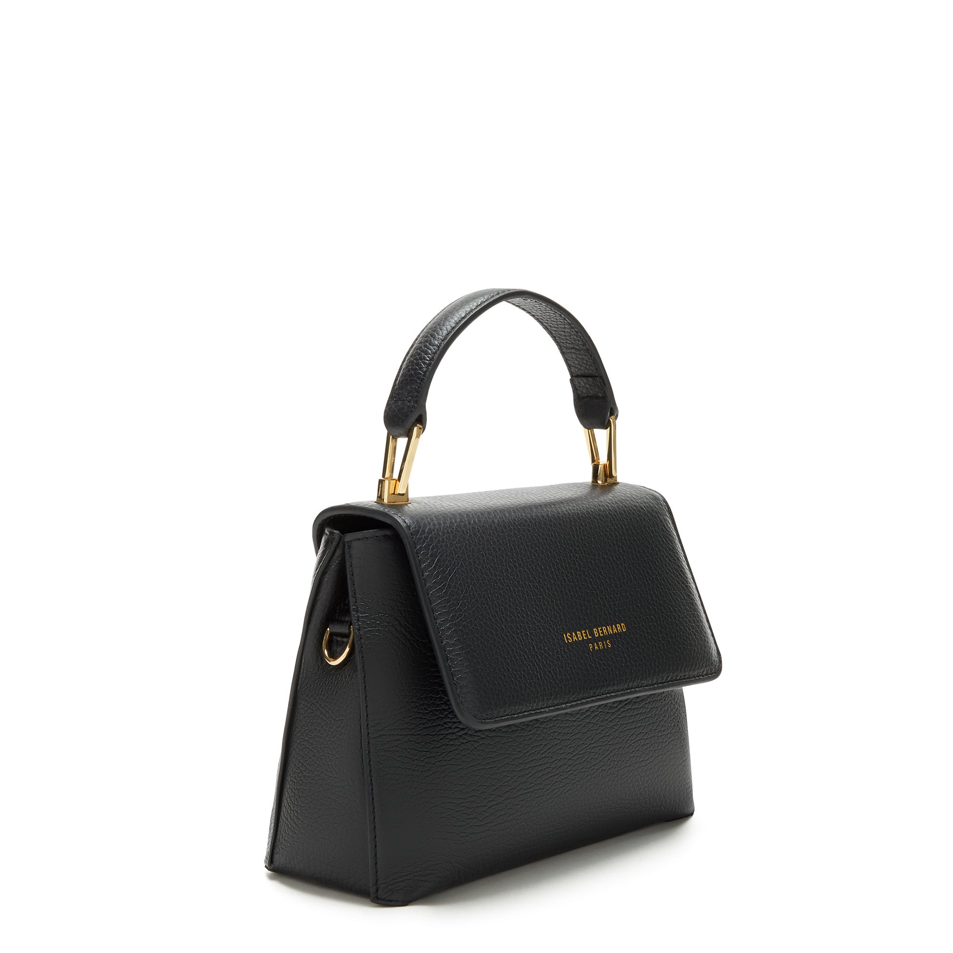 Femme Forte Heline black calfskin leather handbag -  - Isabel Bernard