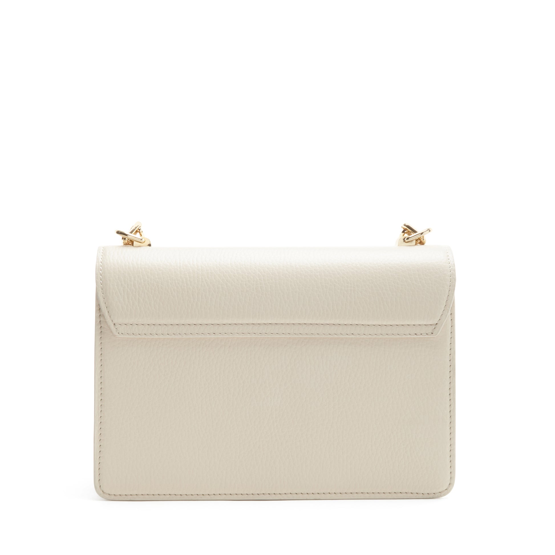 Femme Forte Valerie cream calfskin leather shoulder bag -  - Isabel Bernard