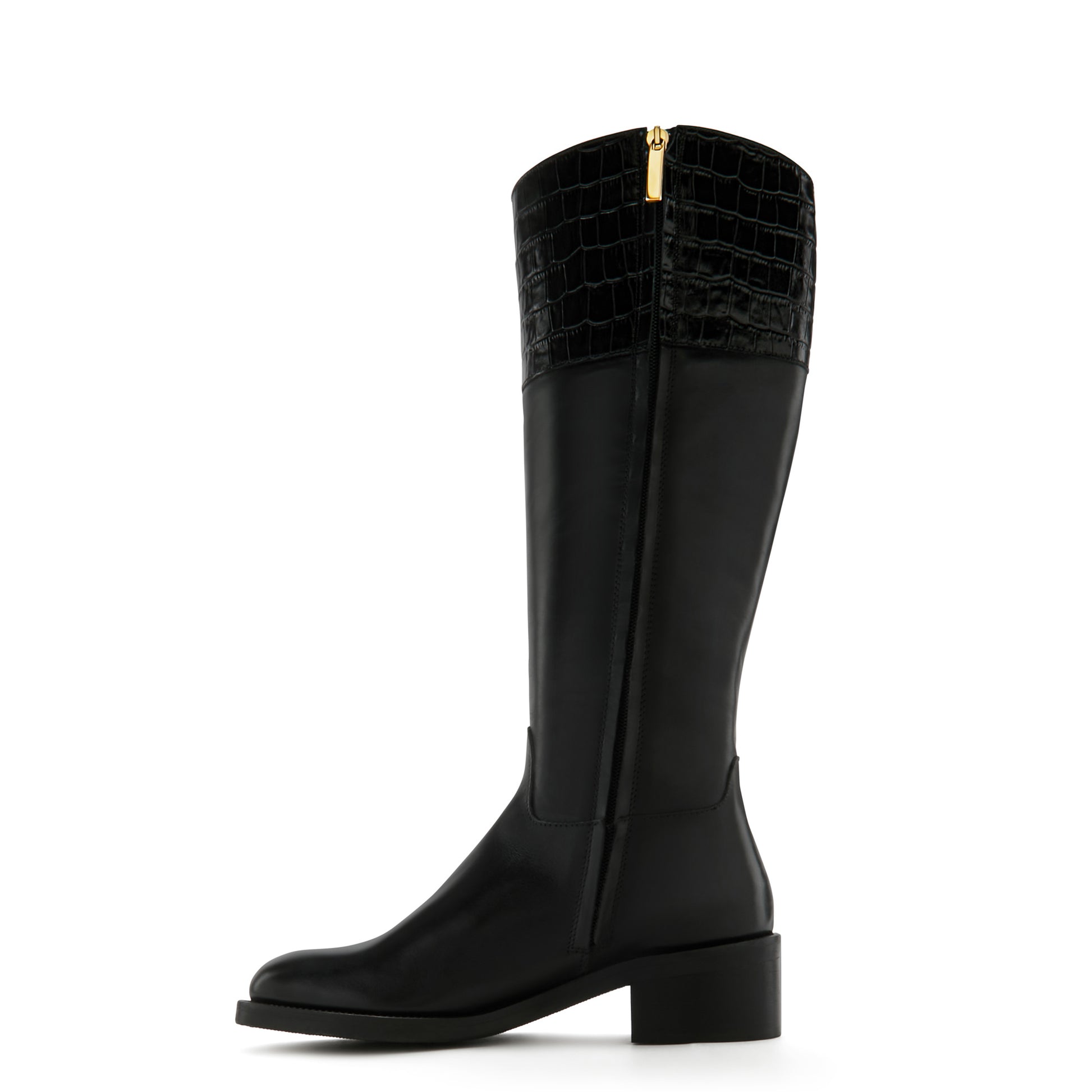 Vendôme Iris black calfskin leather boots -  - Isabel Bernard