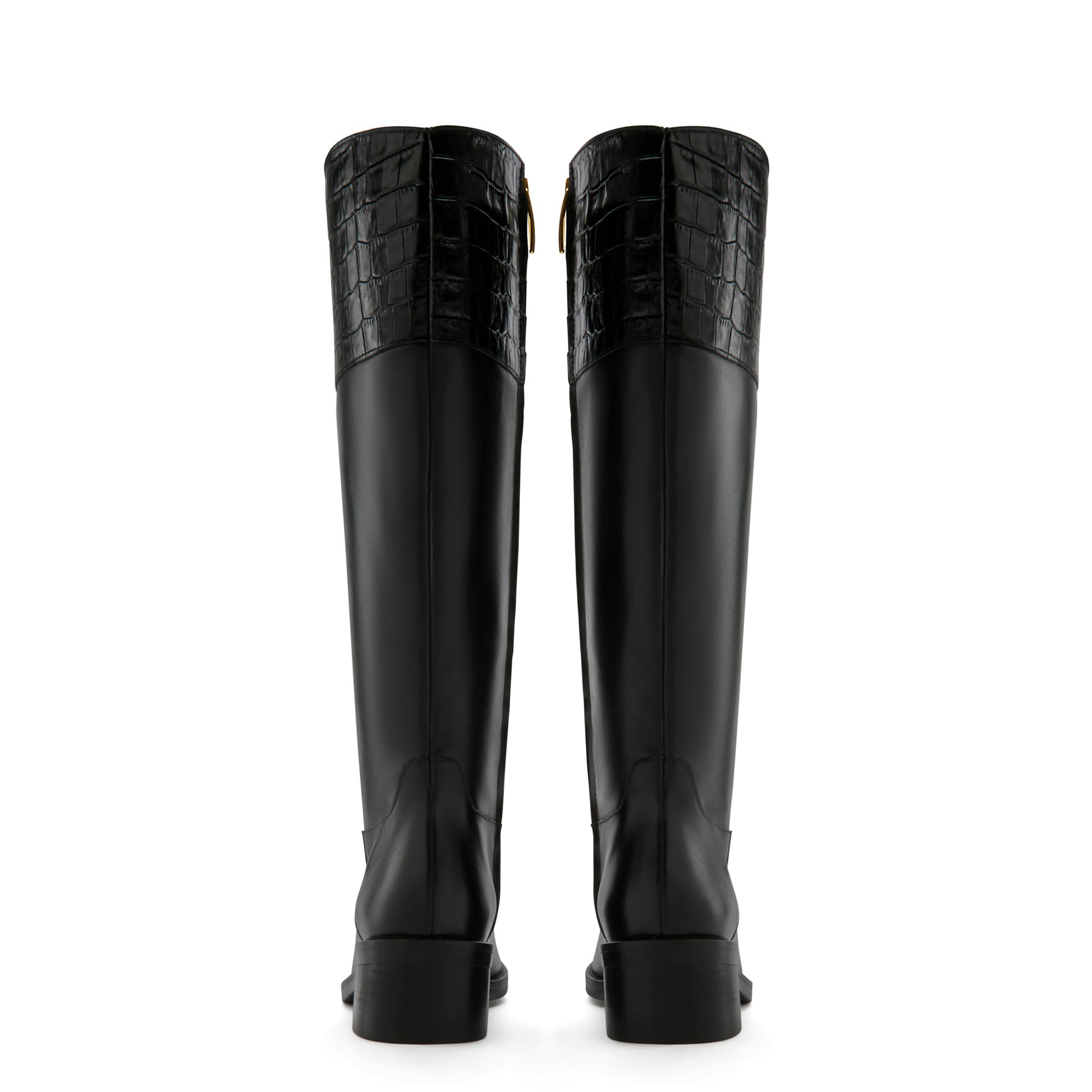 Vendôme Iris black calfskin leather boots -  - Isabel Bernard