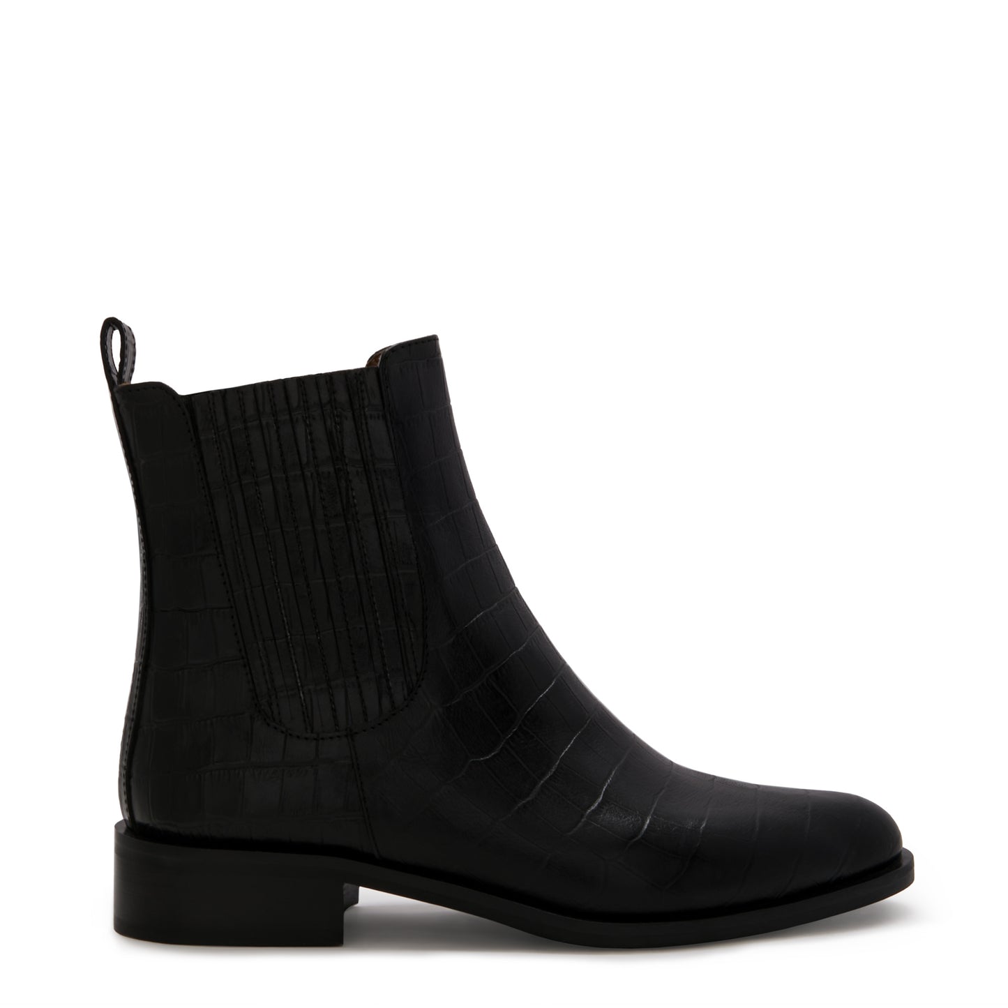 Vendôme Chey croco black calfskin leather chelsea boots -  - Isabel Bernard