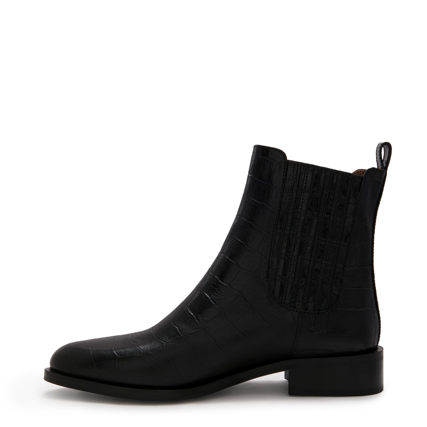 Vendôme Chey croco black calfskin leather chelsea boots -  - Isabel Bernard